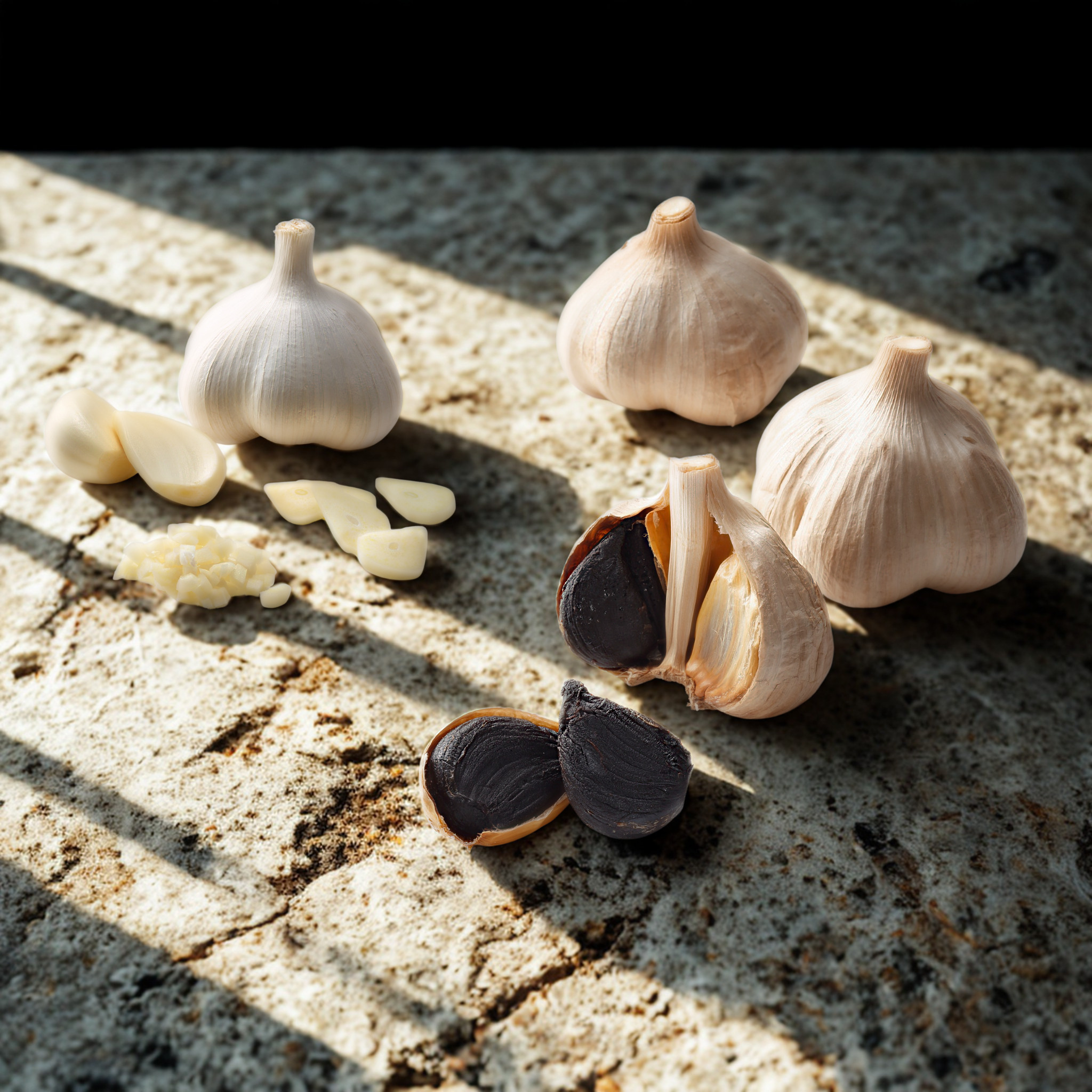Ail noir vs ail classique : goût, texture et nutrition