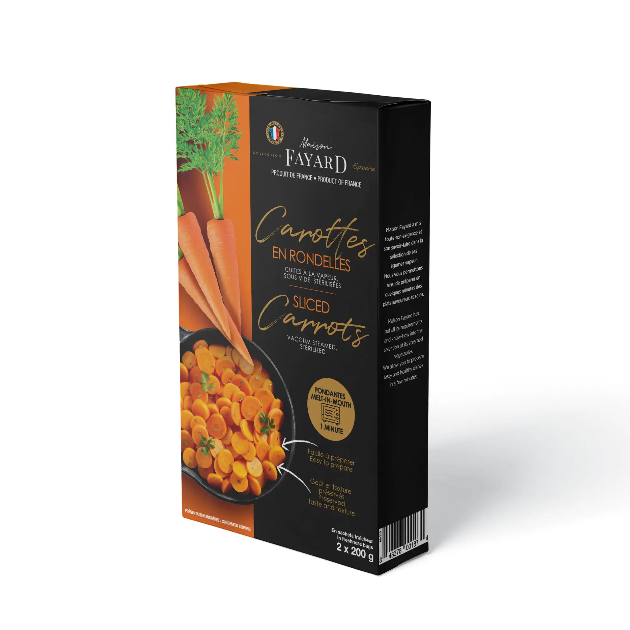 Carottes en Rondelles Maison Fayard