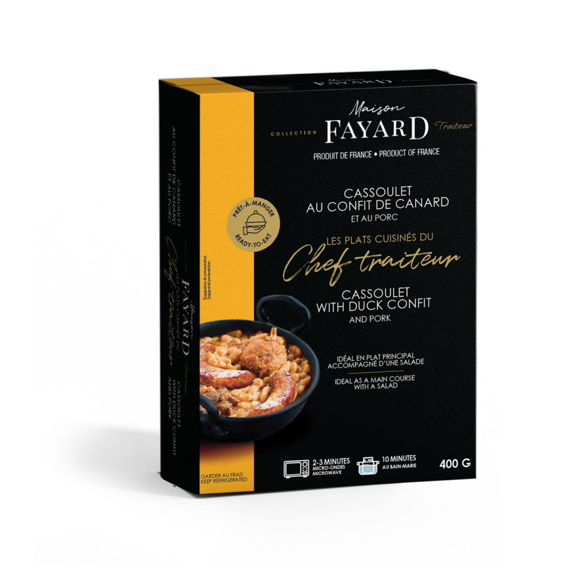 Cassoulet au Confit de Canard et Porc