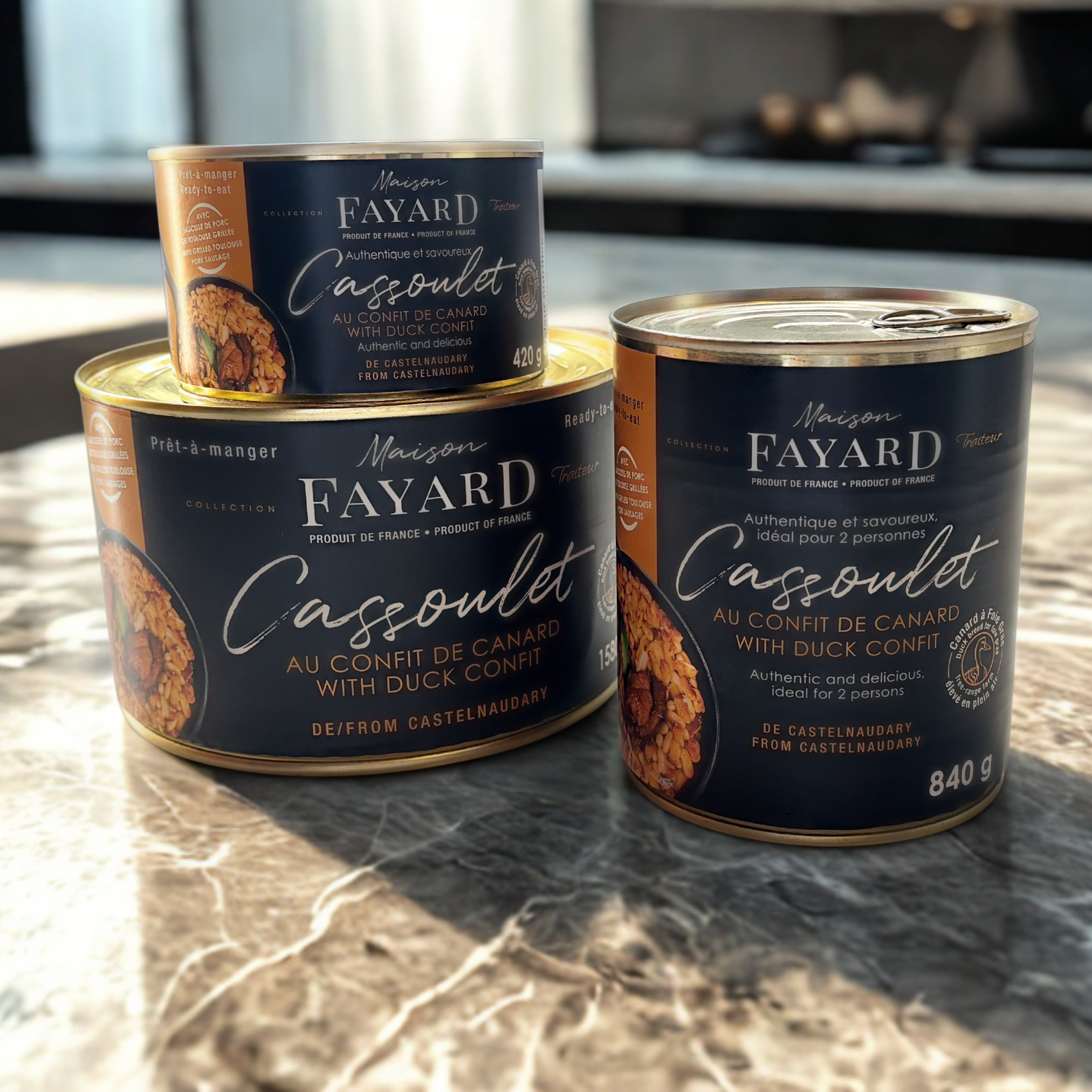 Cassoulet au confit de Canard Maison Fayard