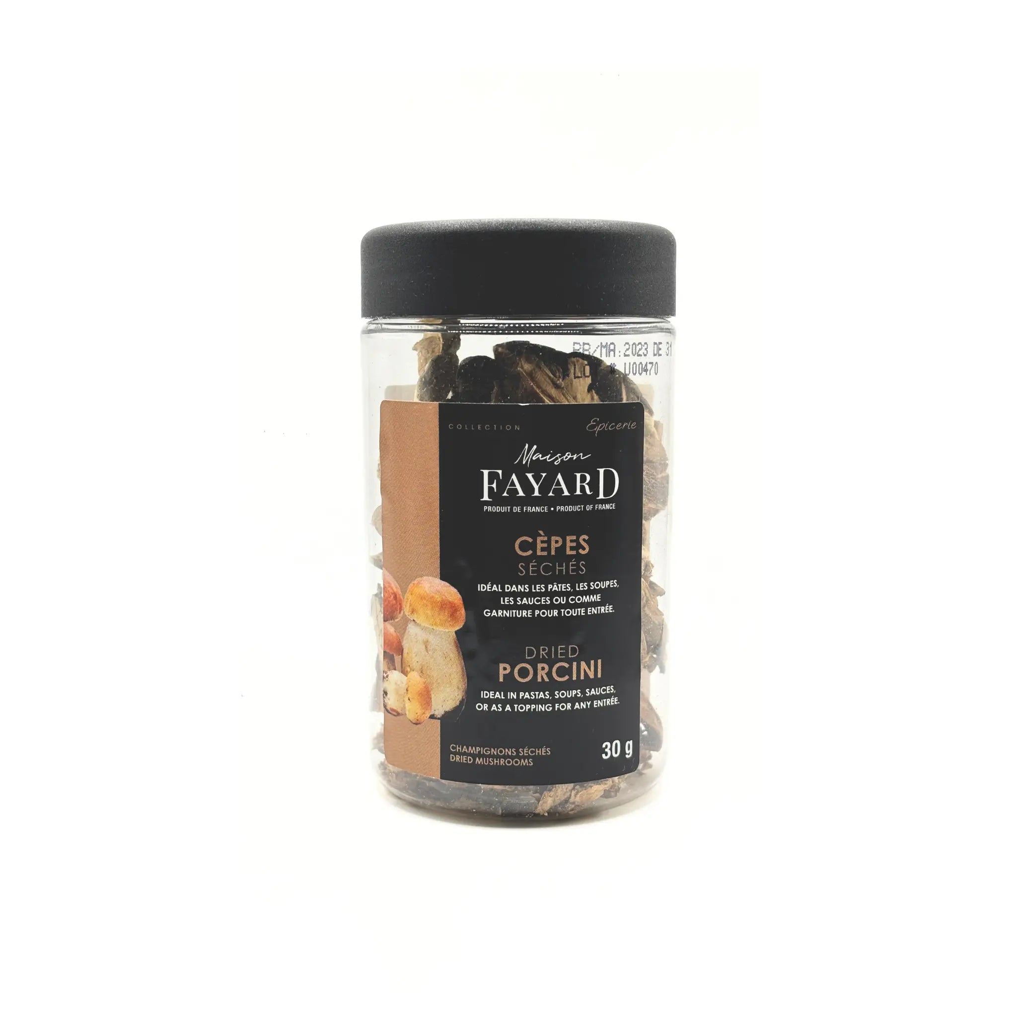 Cèpes Séchés Maison Fayard collection épicerie