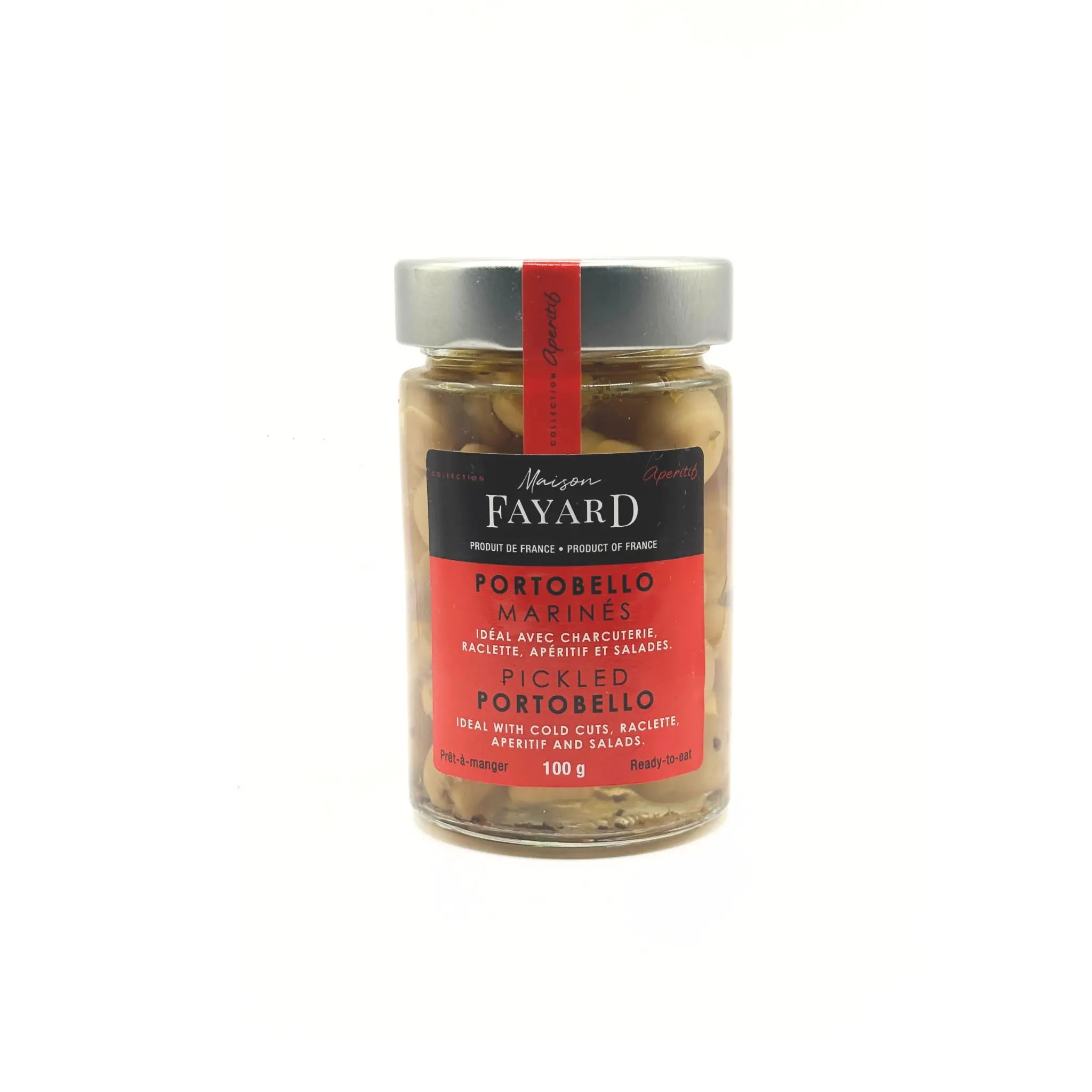 Champignons Portobello Marinés Maison Fayard collection épicerie