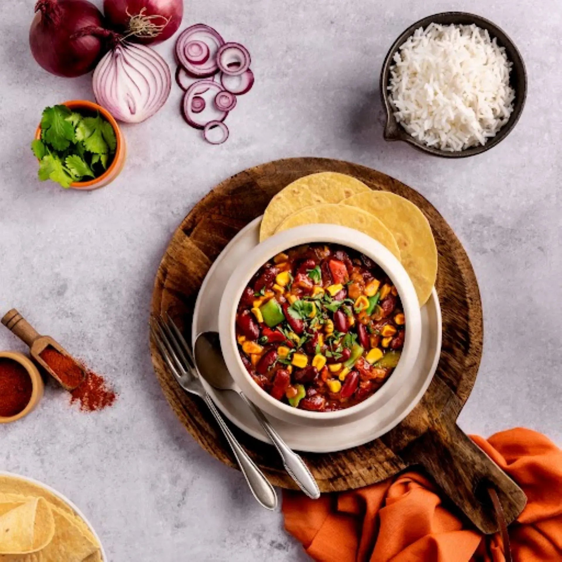 Chili de Haricots Rouges la Mexicaine