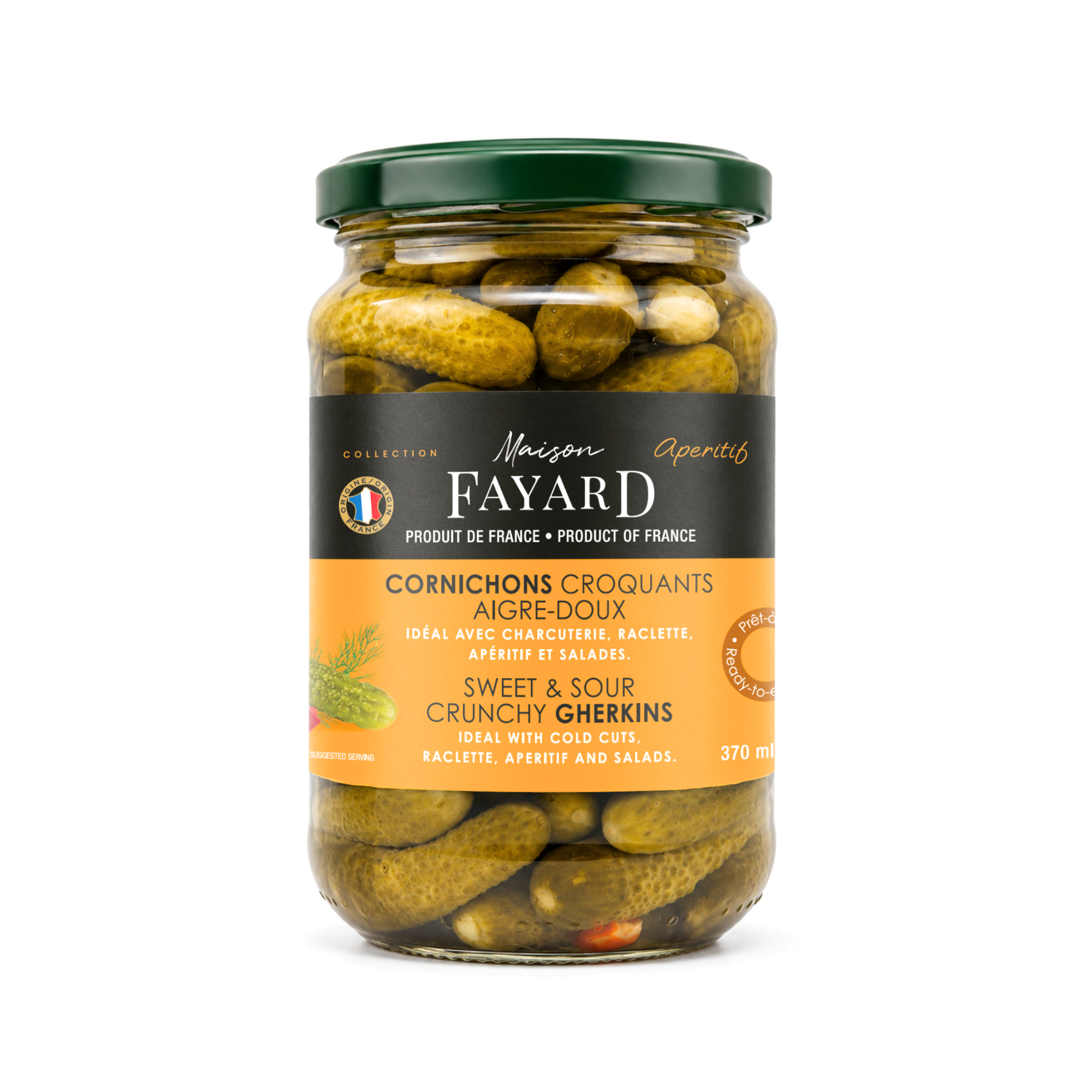 Cornichons Croquants Aigre Doux Maison Fayard