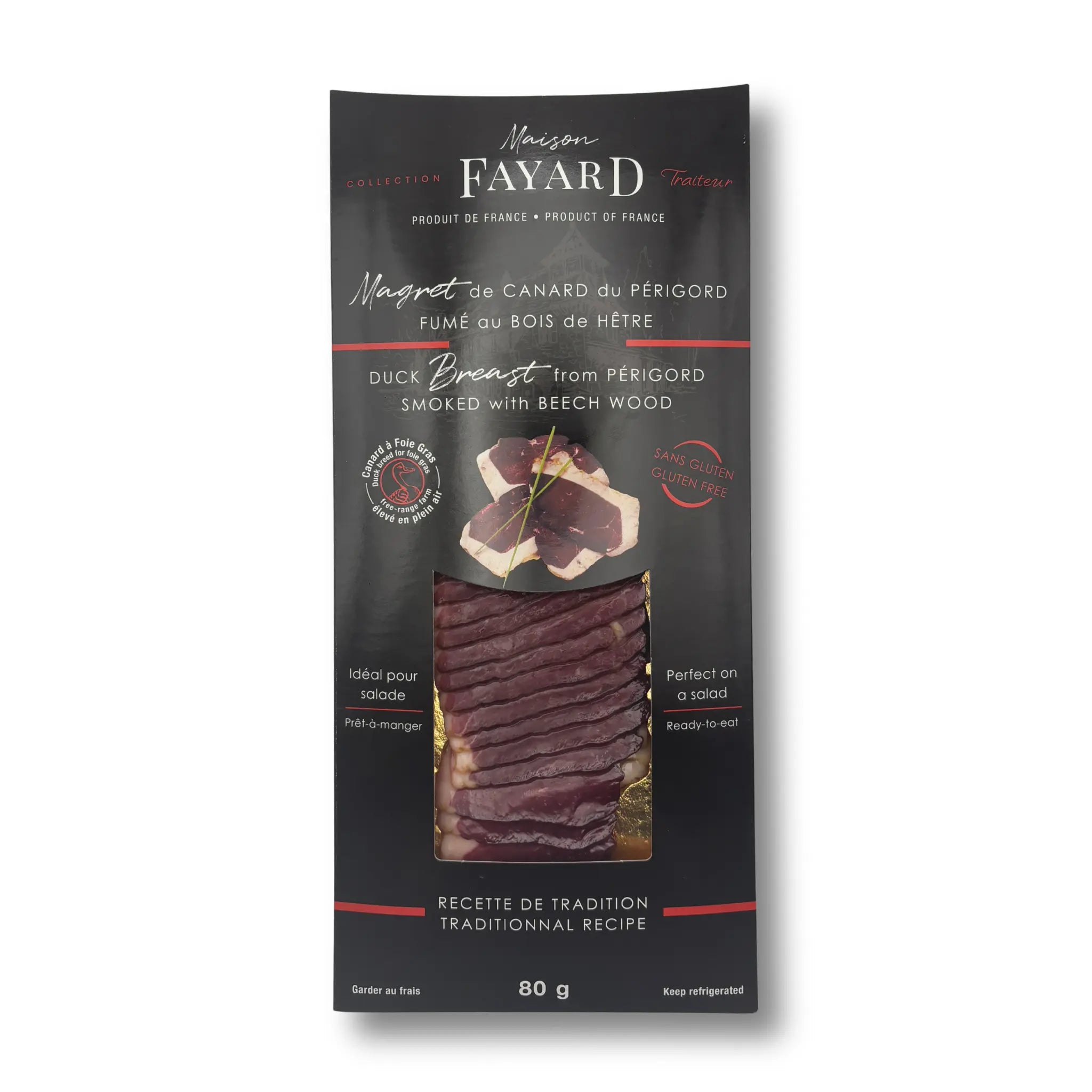 Magret de Canard fumé du Périgord Maison Fayard collection Traiteur
