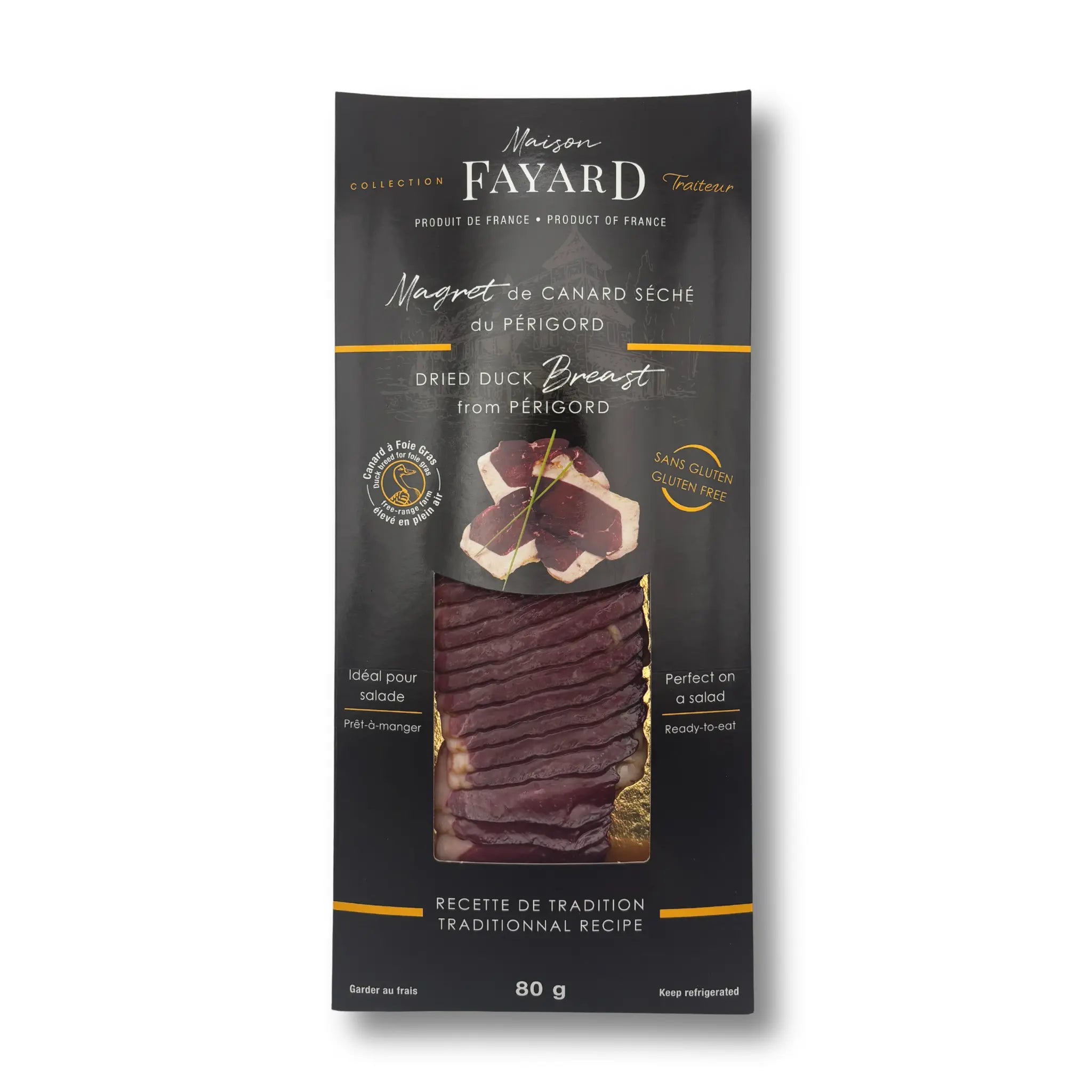 Magret de Canard séché du Périgord Maison Fayard collection Traiteur