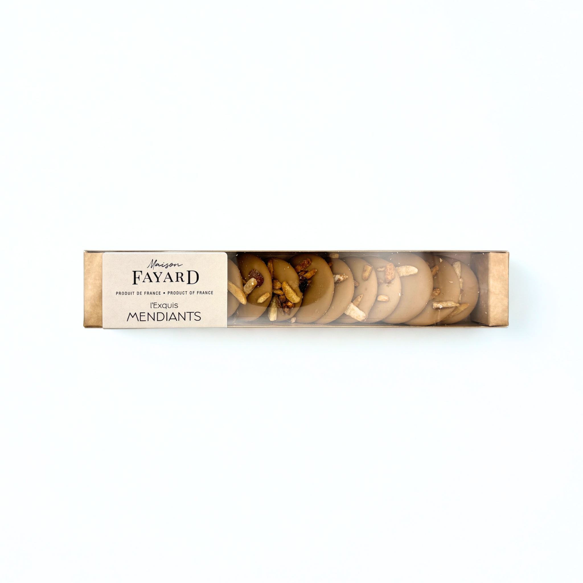 De délicats éclats d’amandes caramélisés et légèrement salés