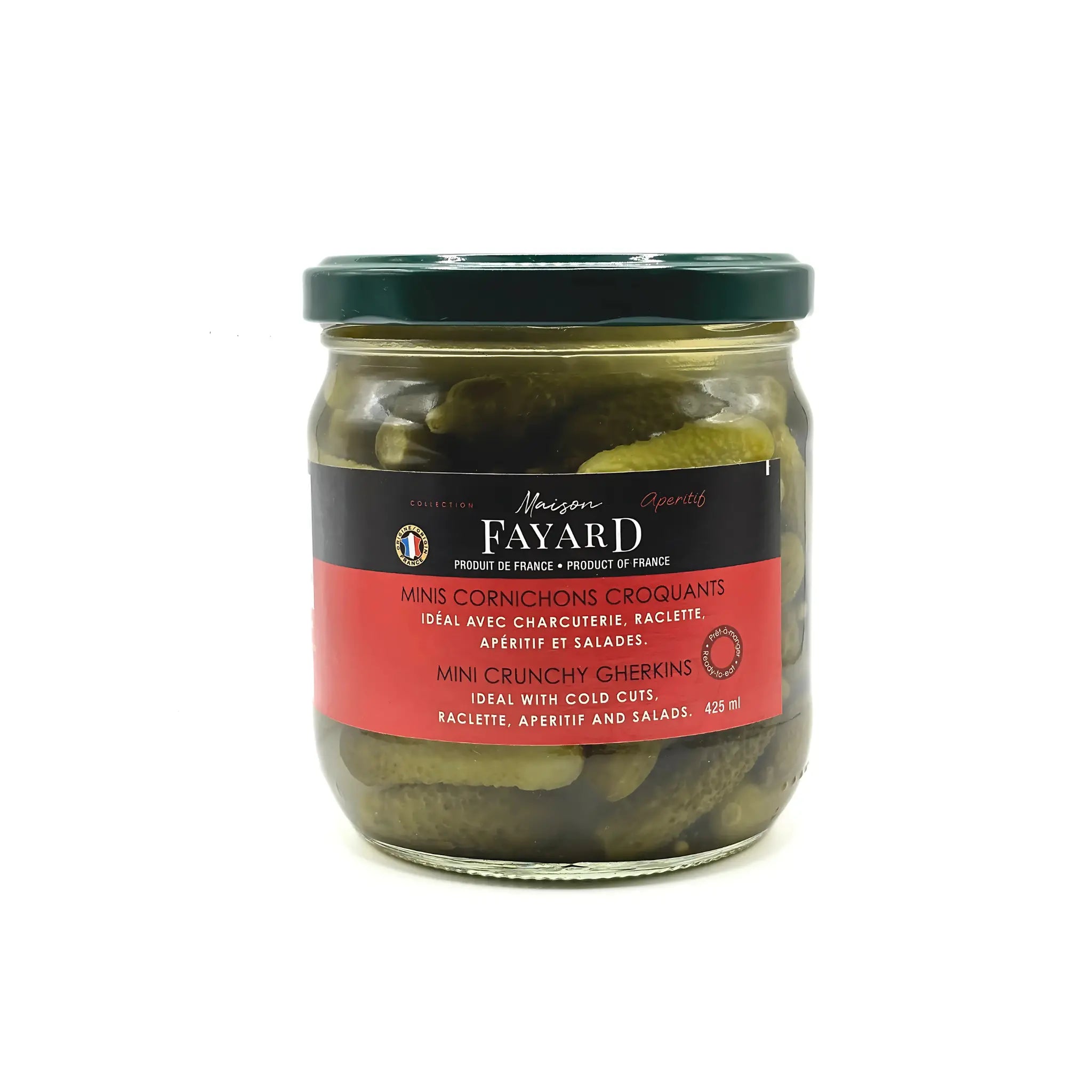 Mini Cornichons Croquants Maison Fayard apéritif