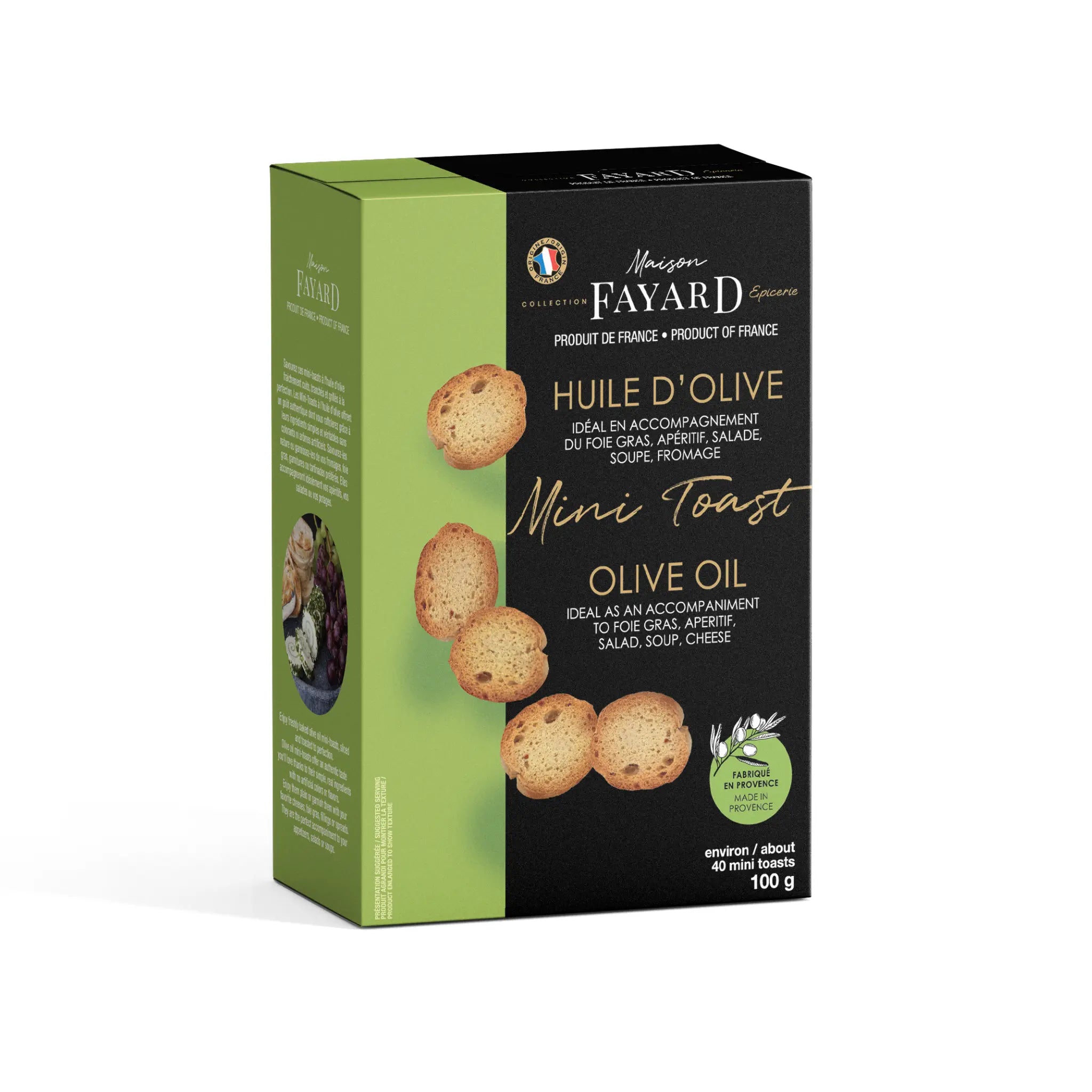 Mini Toast Huile D'Olive Maison Fayard