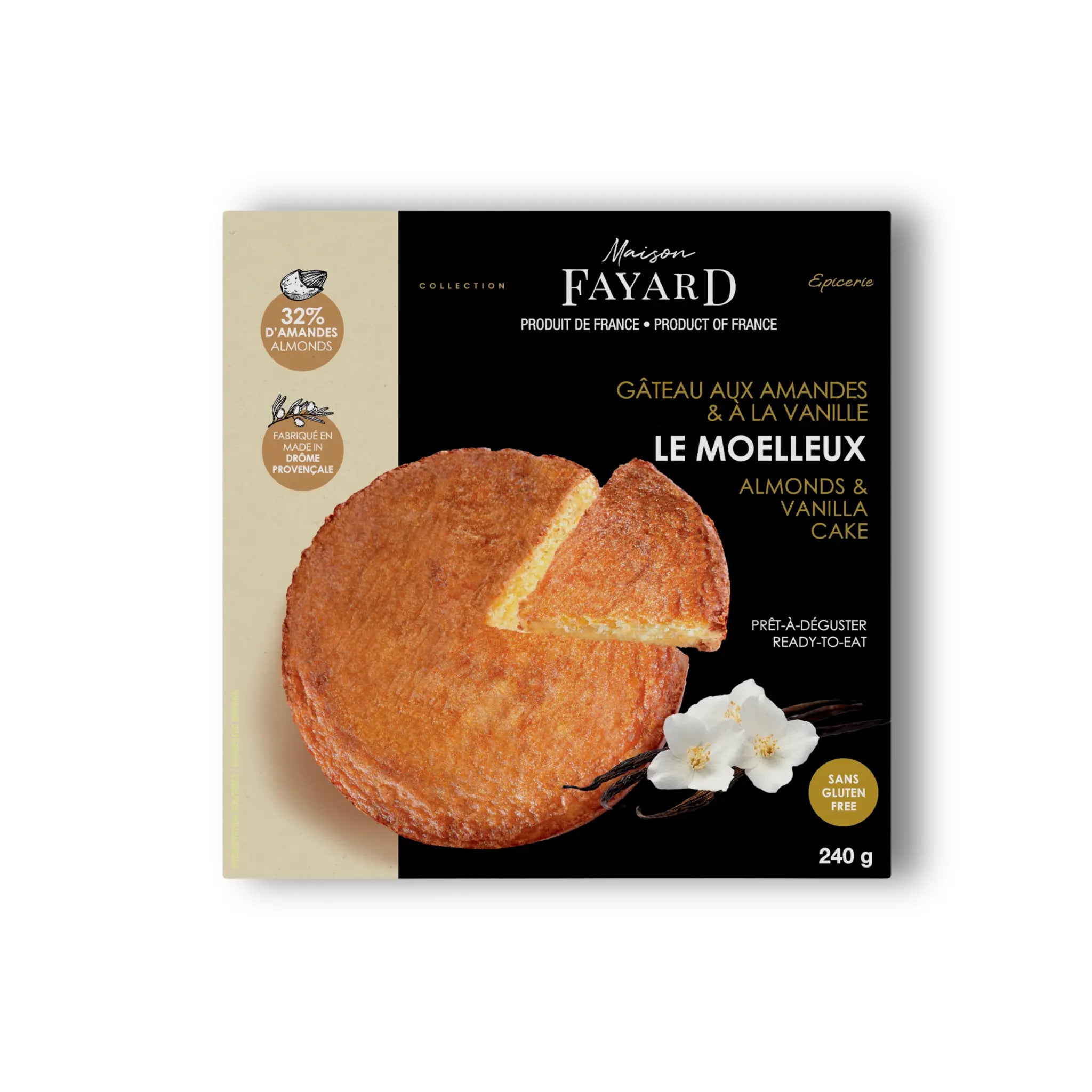 Moelleux aux Amandes & Vanille Maison Fayard