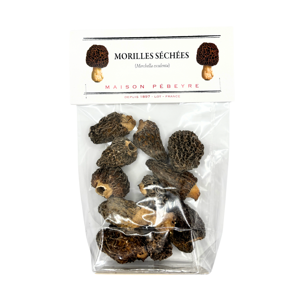 Dried morels