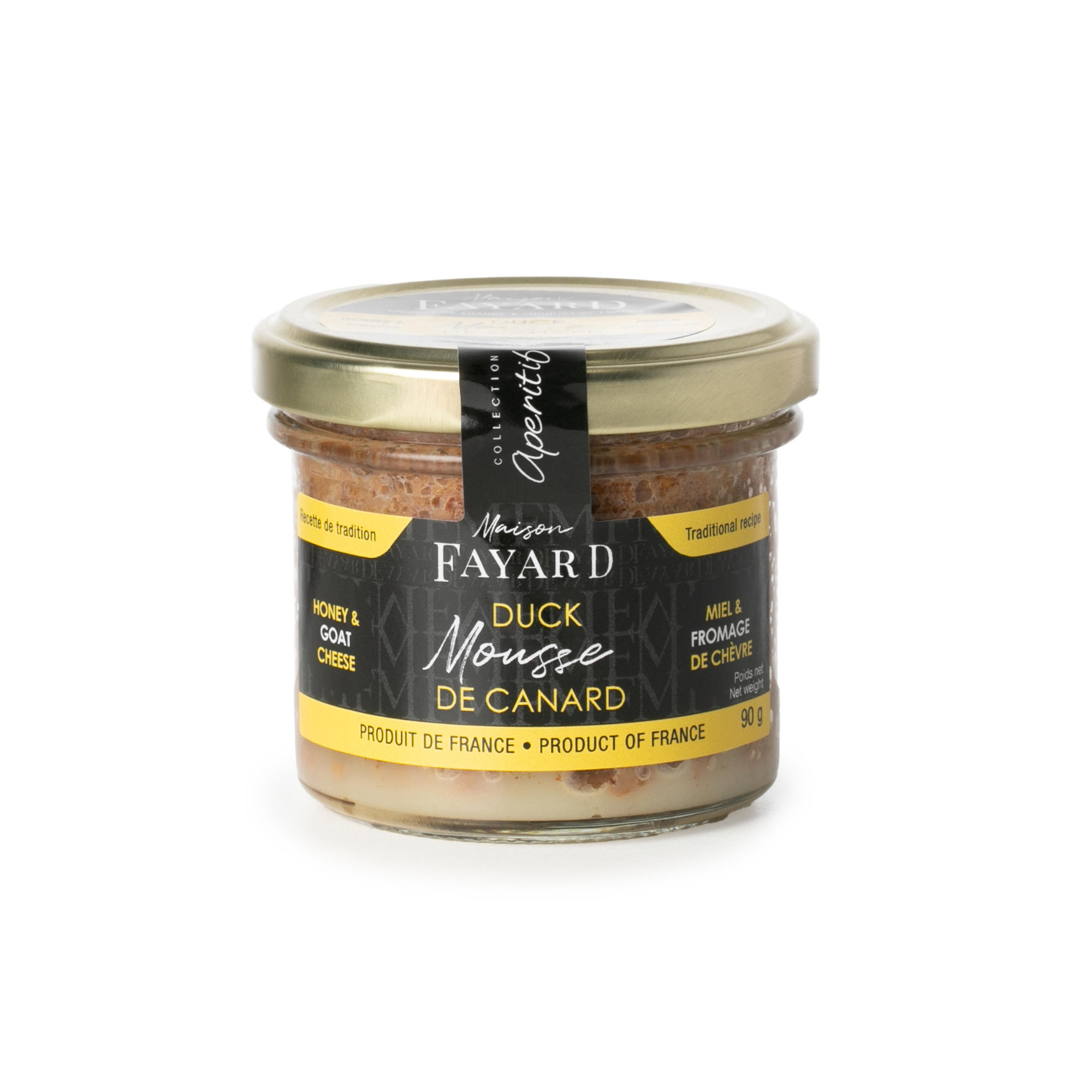 Mousse de Canard Miel & Fromage de Chèvre Maison Fayard apéritif