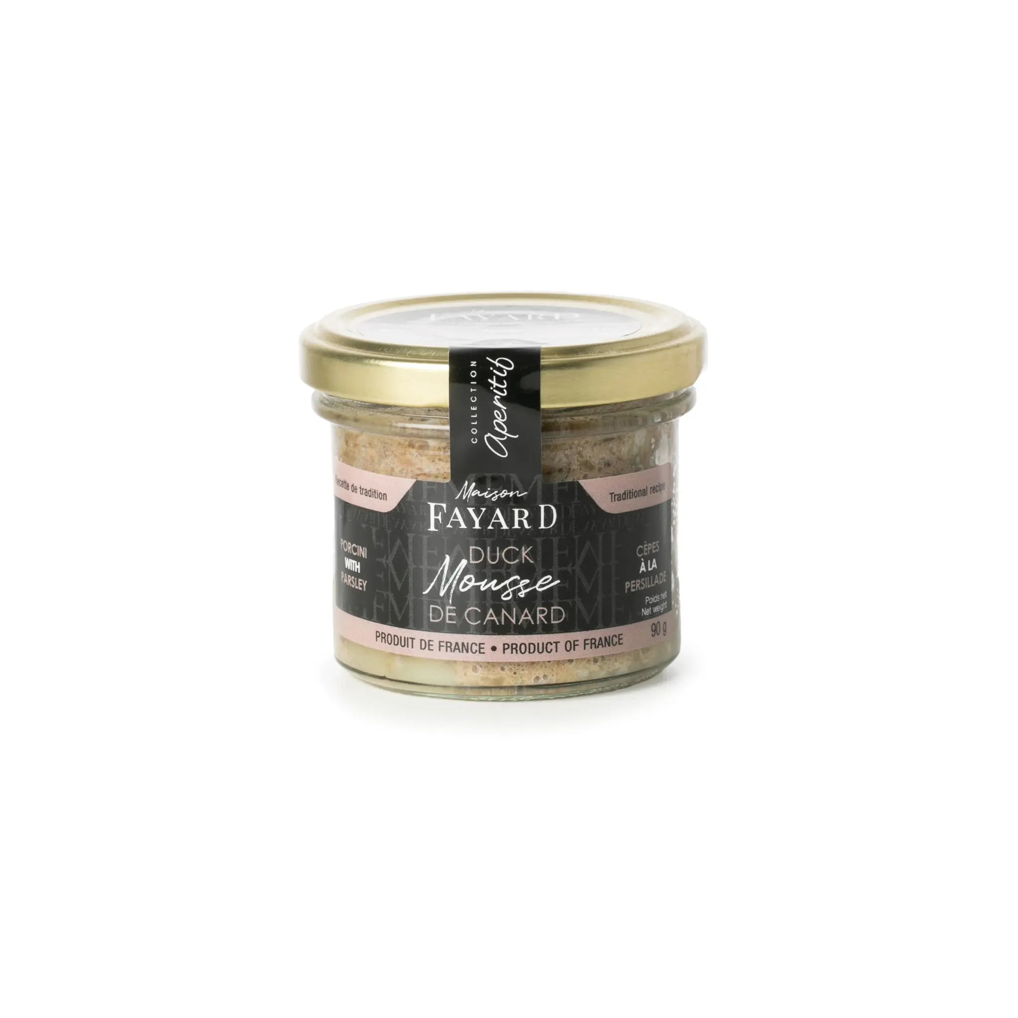 Mousse de Canard aux Cèpes et Persillade Maison Fayard apéritif