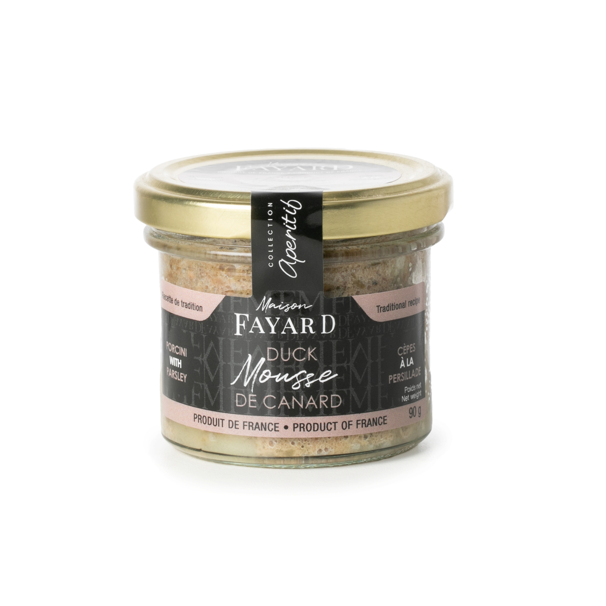 Mousse de Canard aux Cèpes et Persillade Maison Fayard apéritif