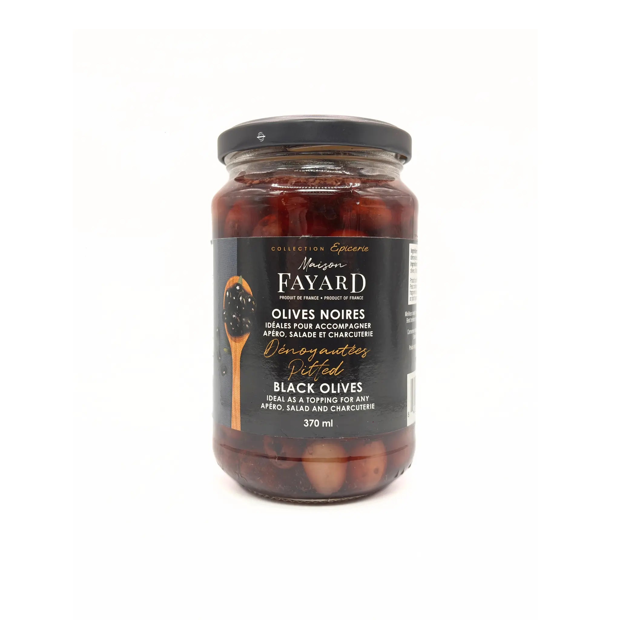 Olives Noire Dénoyautées Maison Fayard