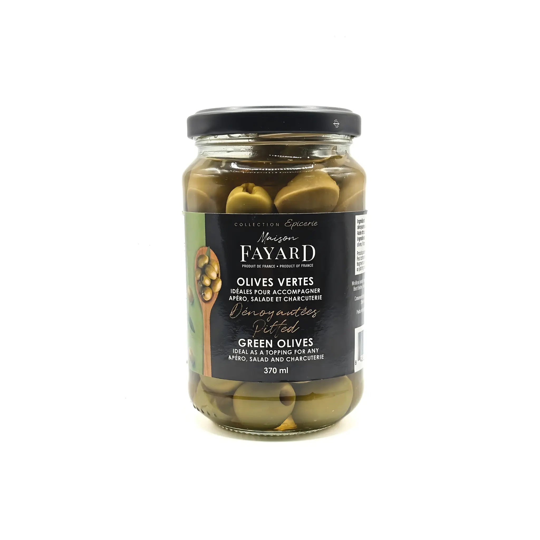 Olives Vertes Dénoyautées Maison Fayard apéritif