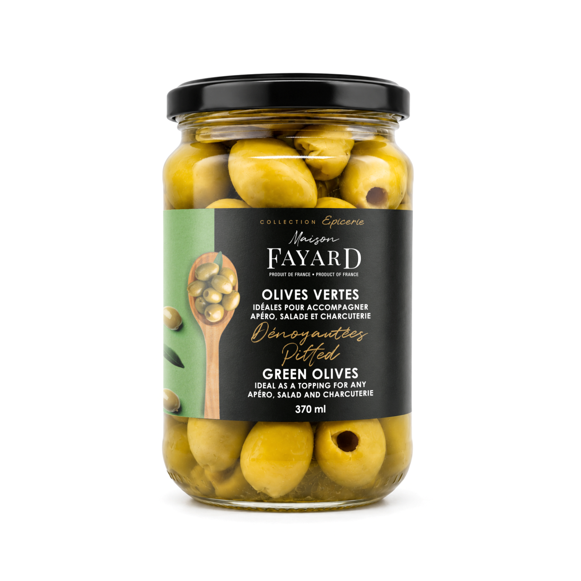 Olives Vertes Dénoyautées Maison Fayard apéritif