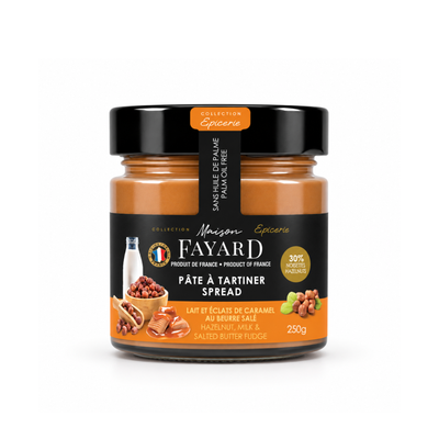 Pâtes à Tartiner Lait Caramel Beurre salé Maison Fayard collection épicerie