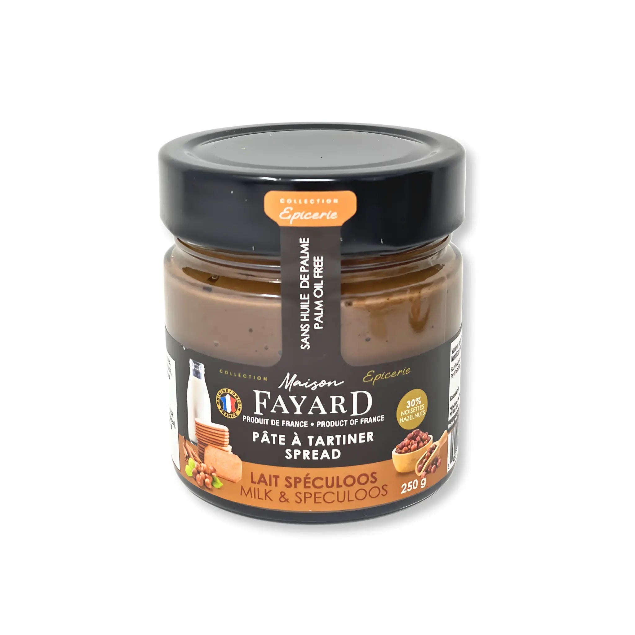 Pâtes à Tartiner Lait & Spéculos Maison Fayard collection épicerie