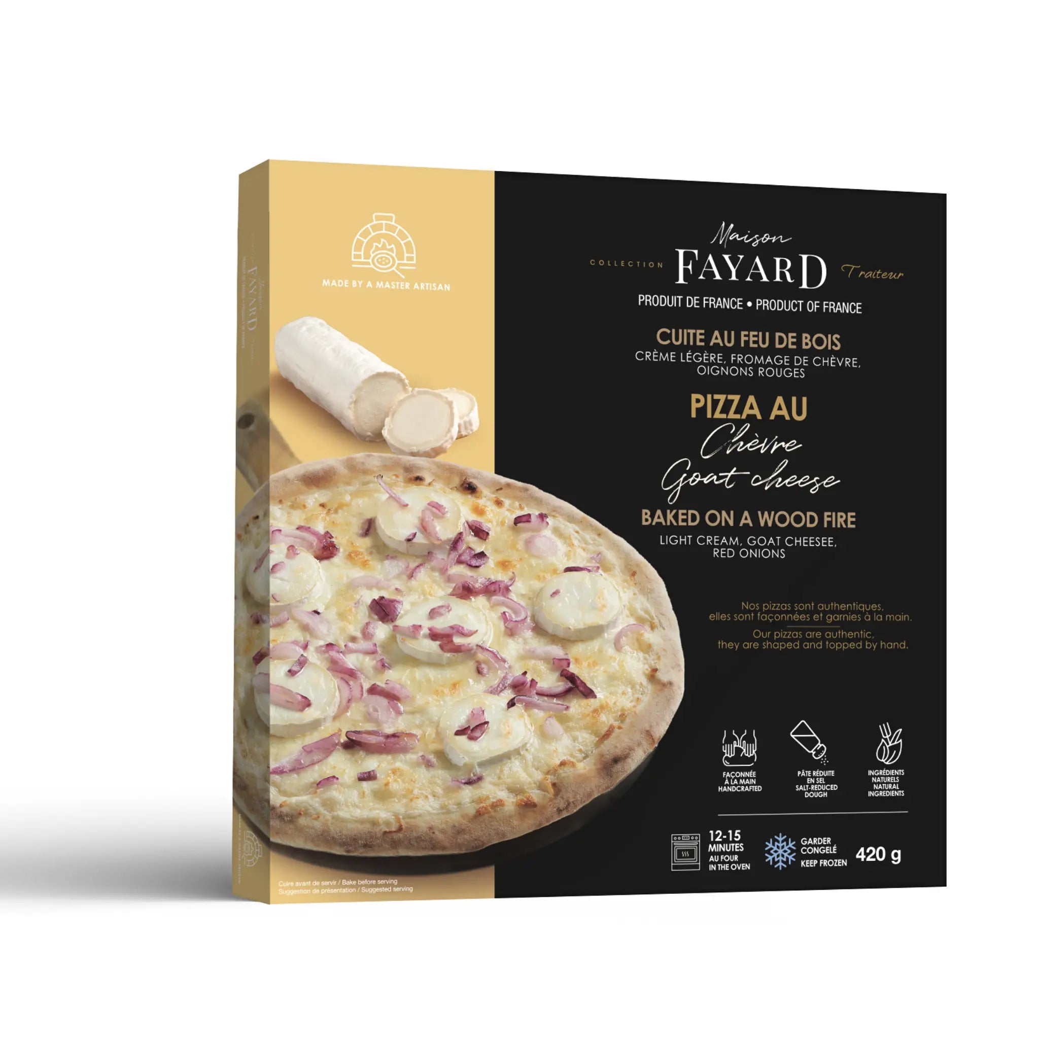 Pizza Chèvre Maison Fayard collection Traiteur