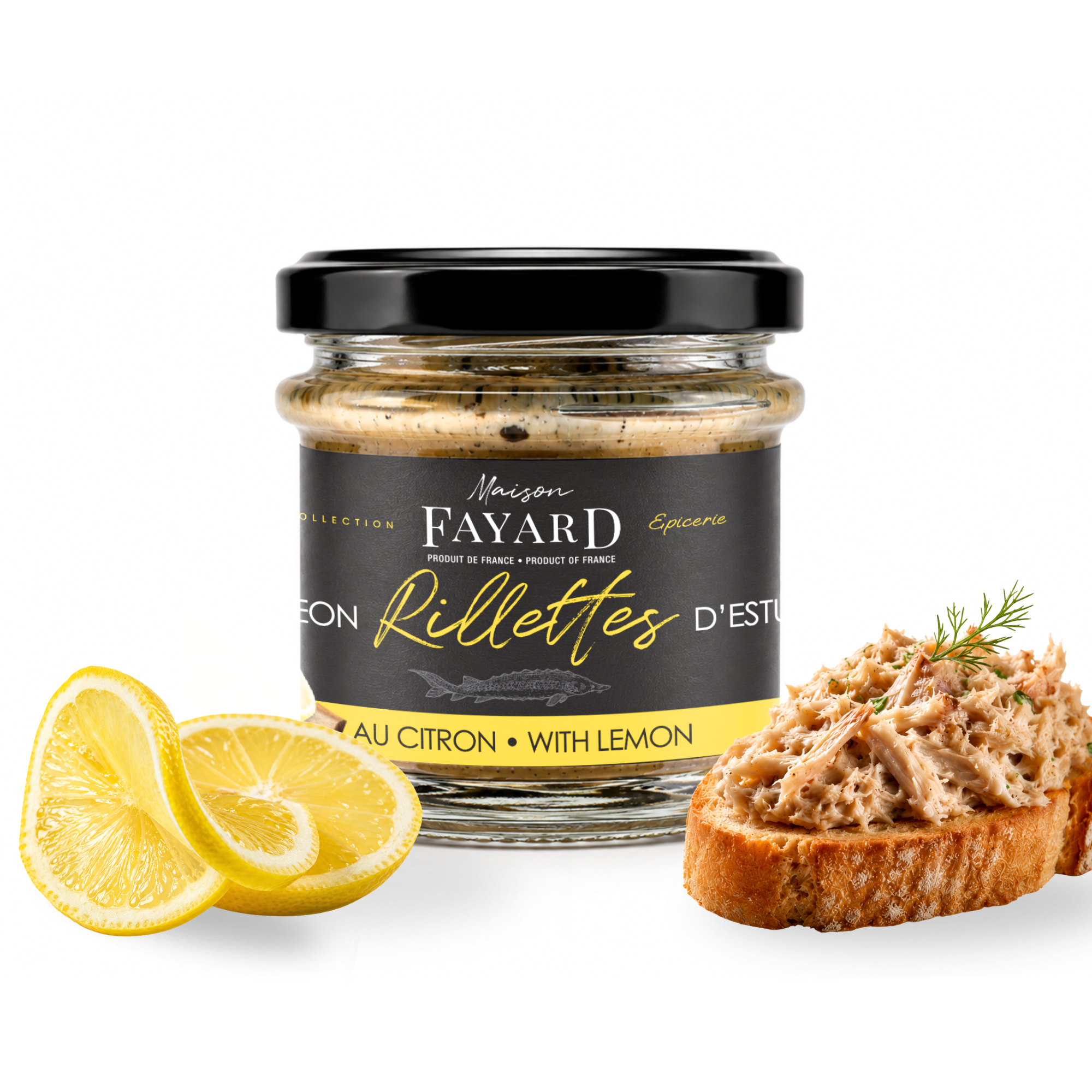 Rillettes d'Esturgeon au Citron