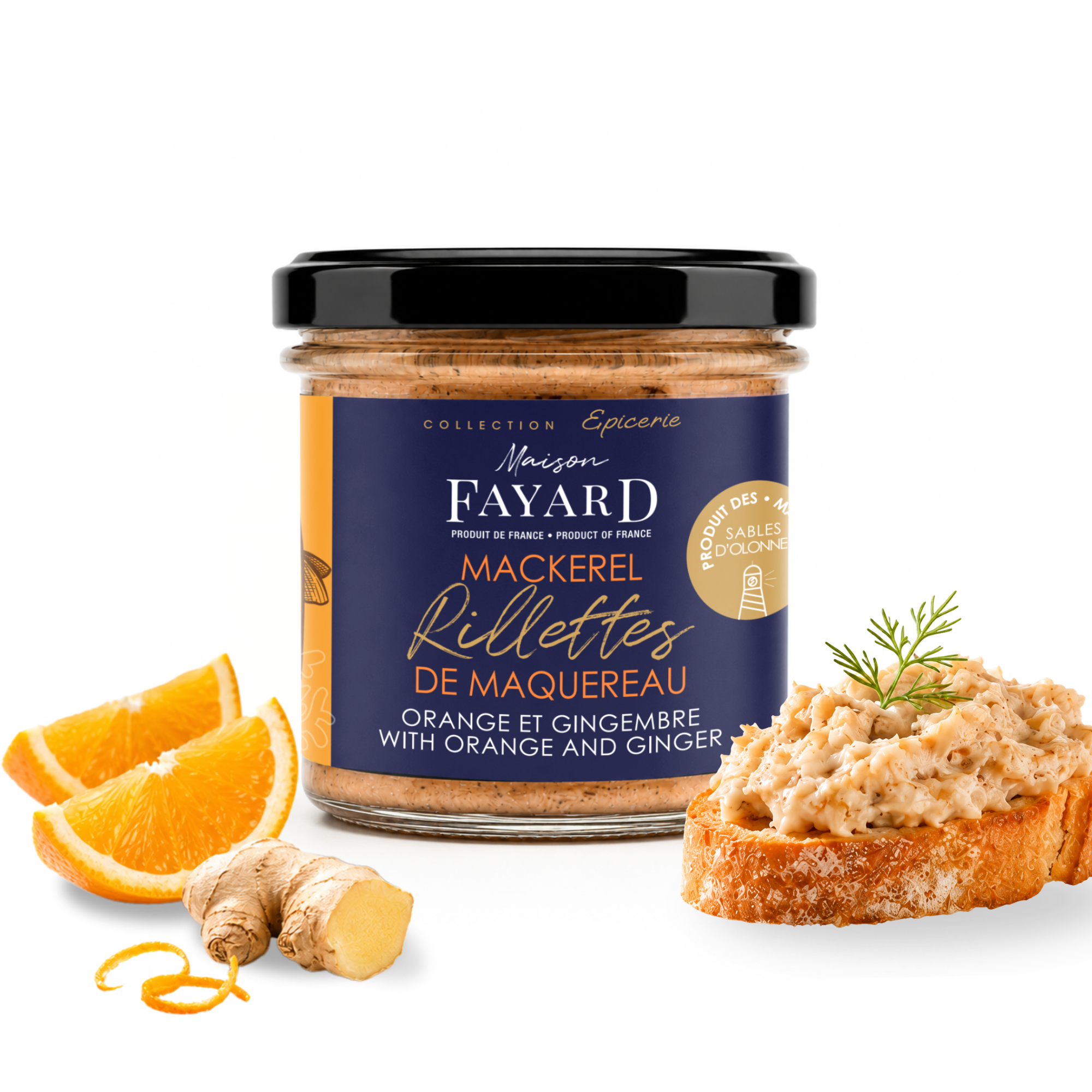 Rillettes de Maquereau Orange & Gingembre