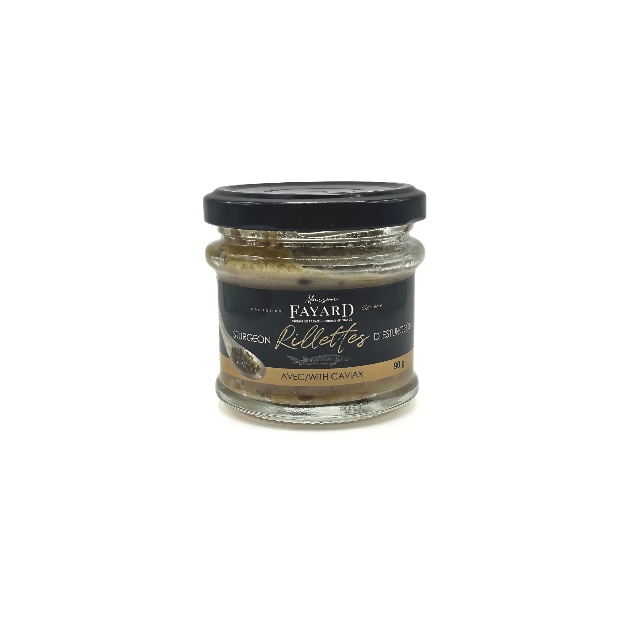 Rillettes d'Esturgeon au Caviar Maison Fayard collection épicerie