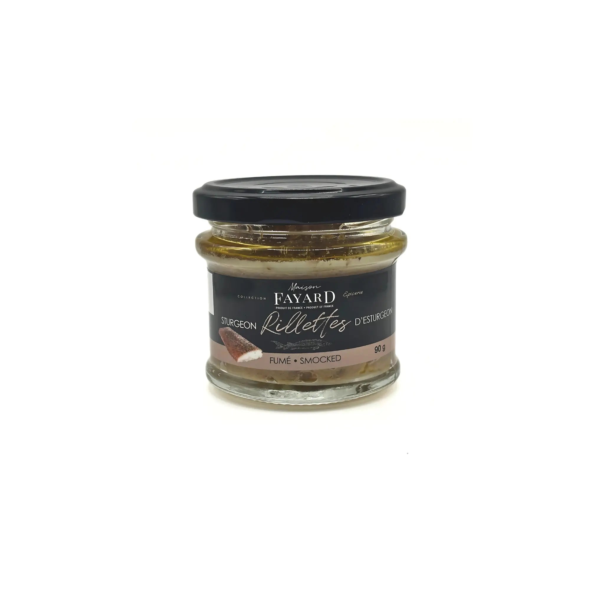 Rillettes d'Esturgeon fumé Maison Fayard collection épicerie