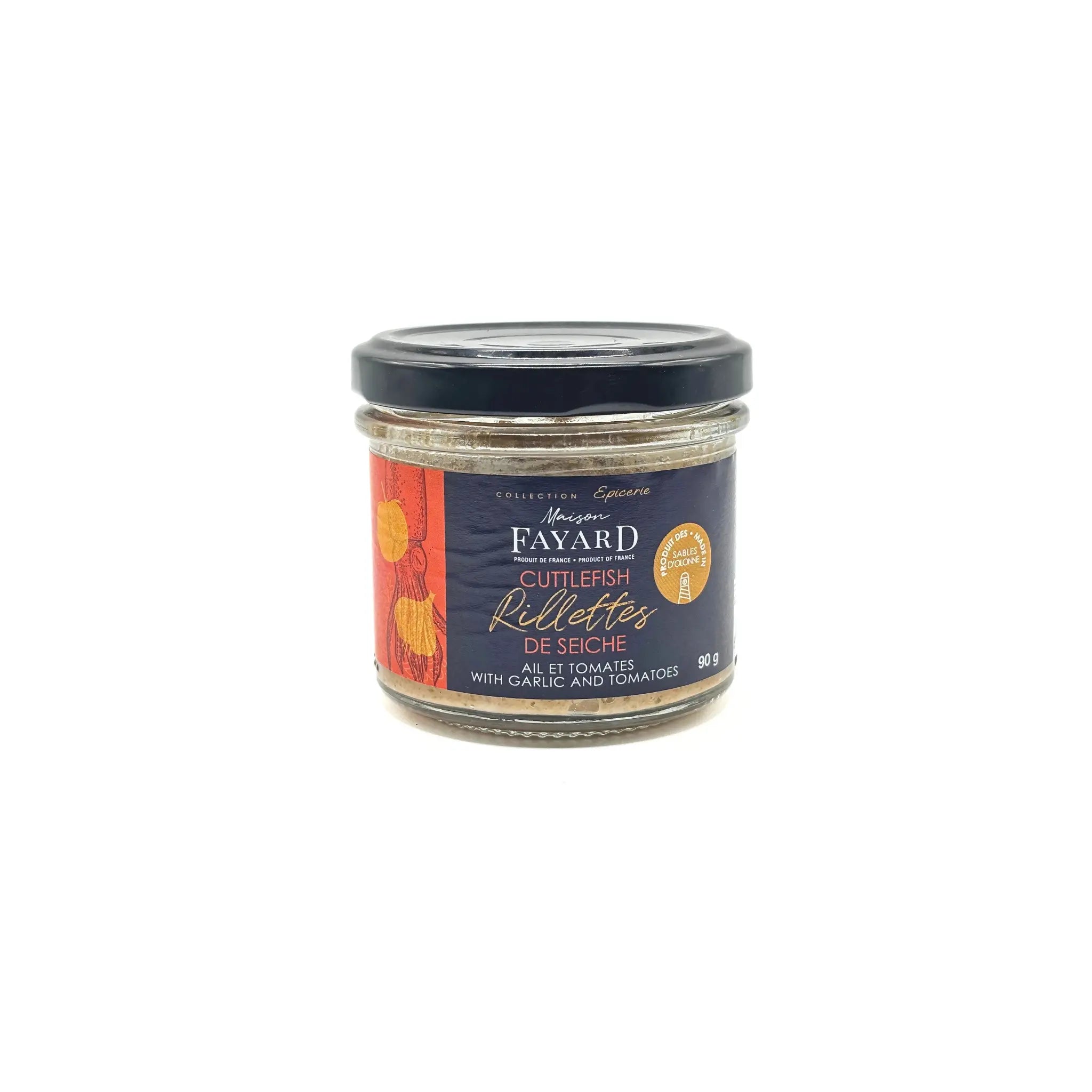 Rillettes de Sèche Ail et Tomates Maison Fayard collection épicerie