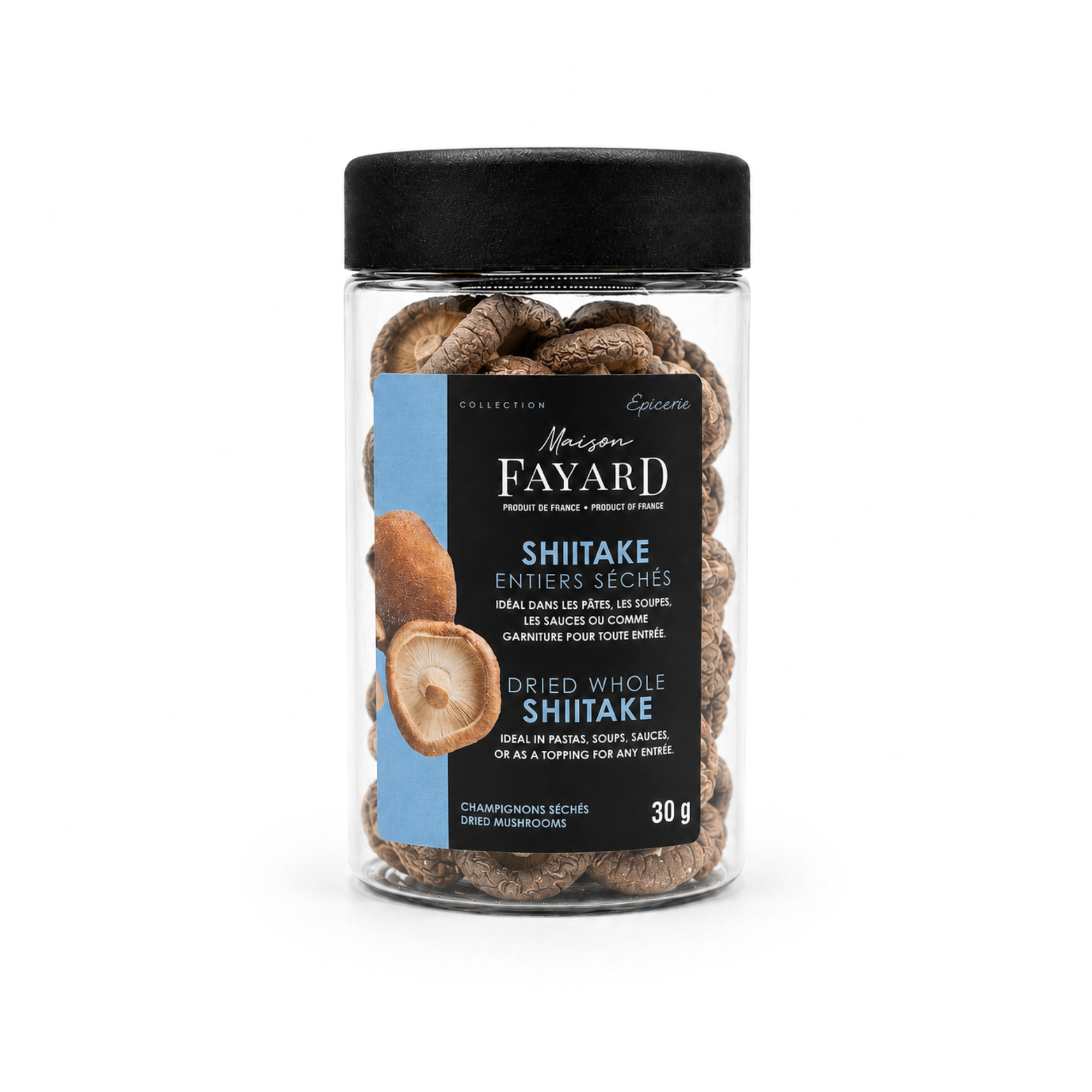 Shiitake Séchés Maison Fayard collection épicerie