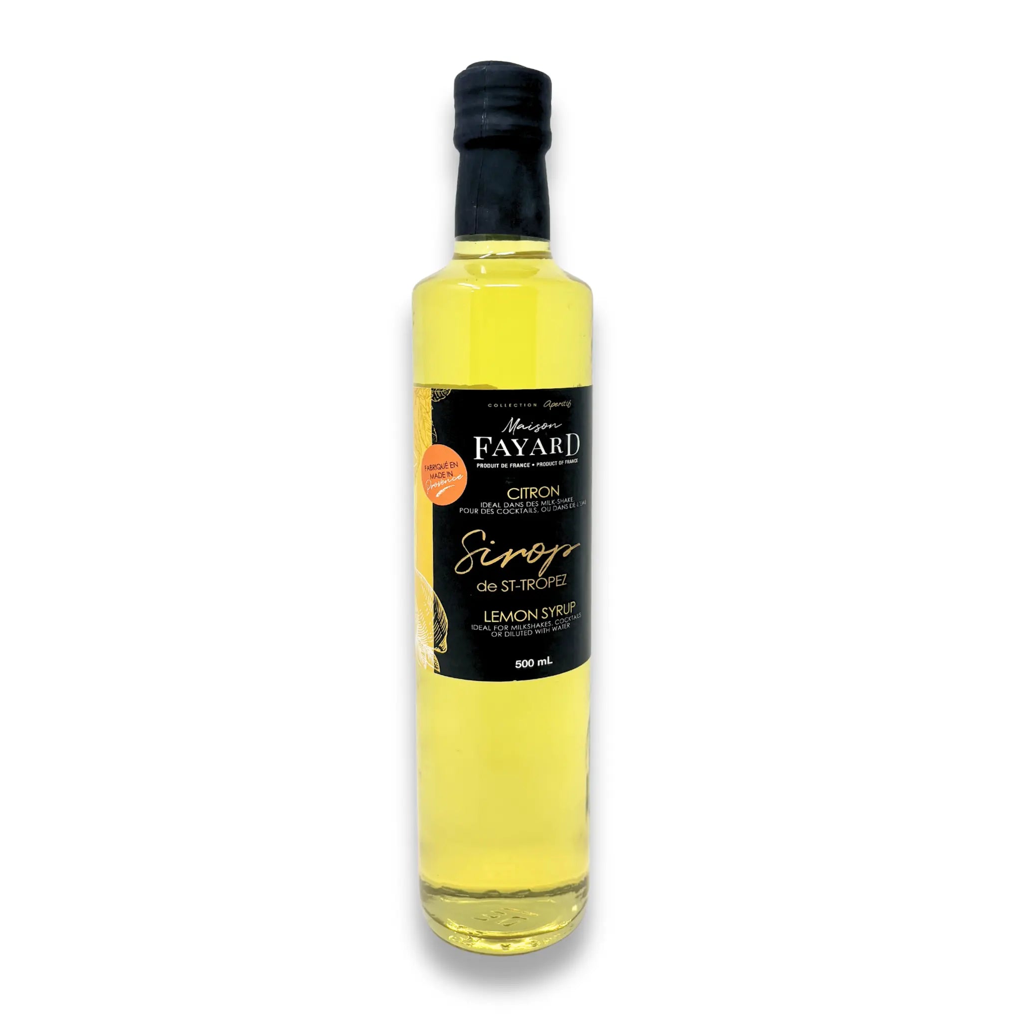 Sirop Citron de St-Tropez Maison Fayard collection épicerie