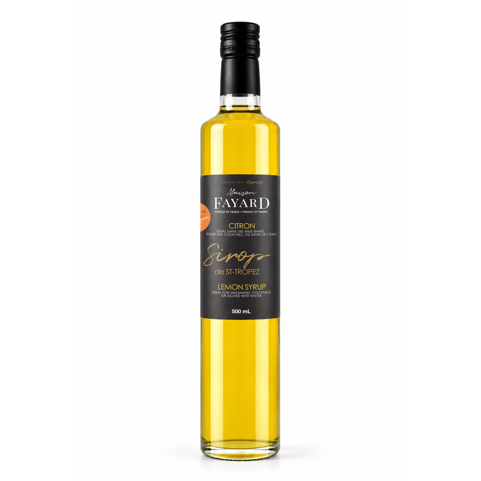 Sirop Citron de St-Tropez Maison Fayard collection épicerie