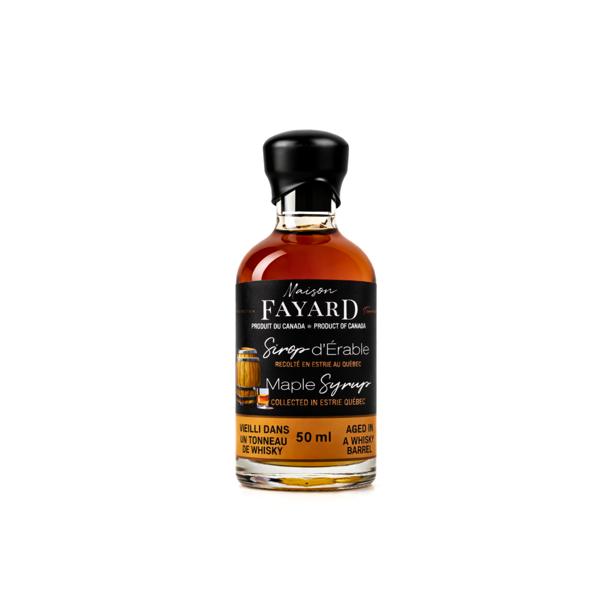Sirop d’Érable Vieilli en Fût de Whisky Maison Fayard collection Terroir