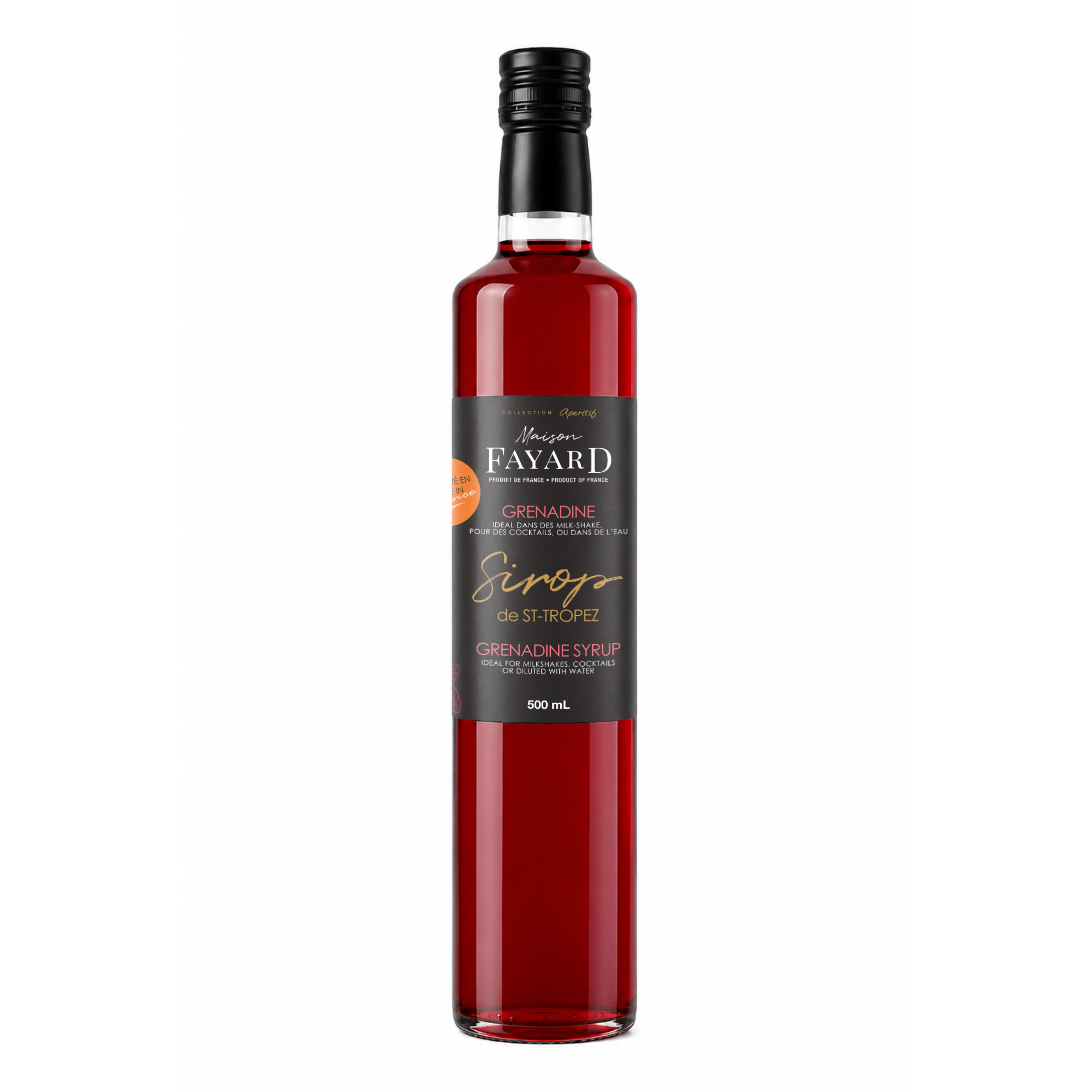 Sirop Grenadine de St-Tropez Maison Fayard collection épicerie