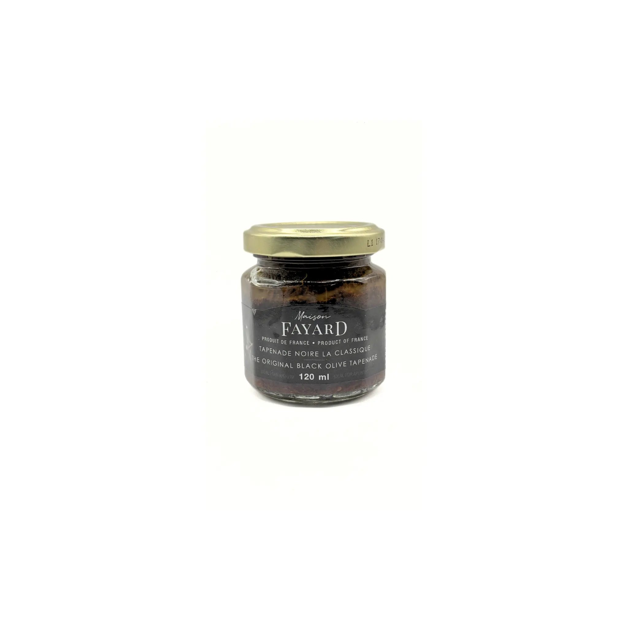 Tapenade Olive Noire Maison Fayard collection épicerie