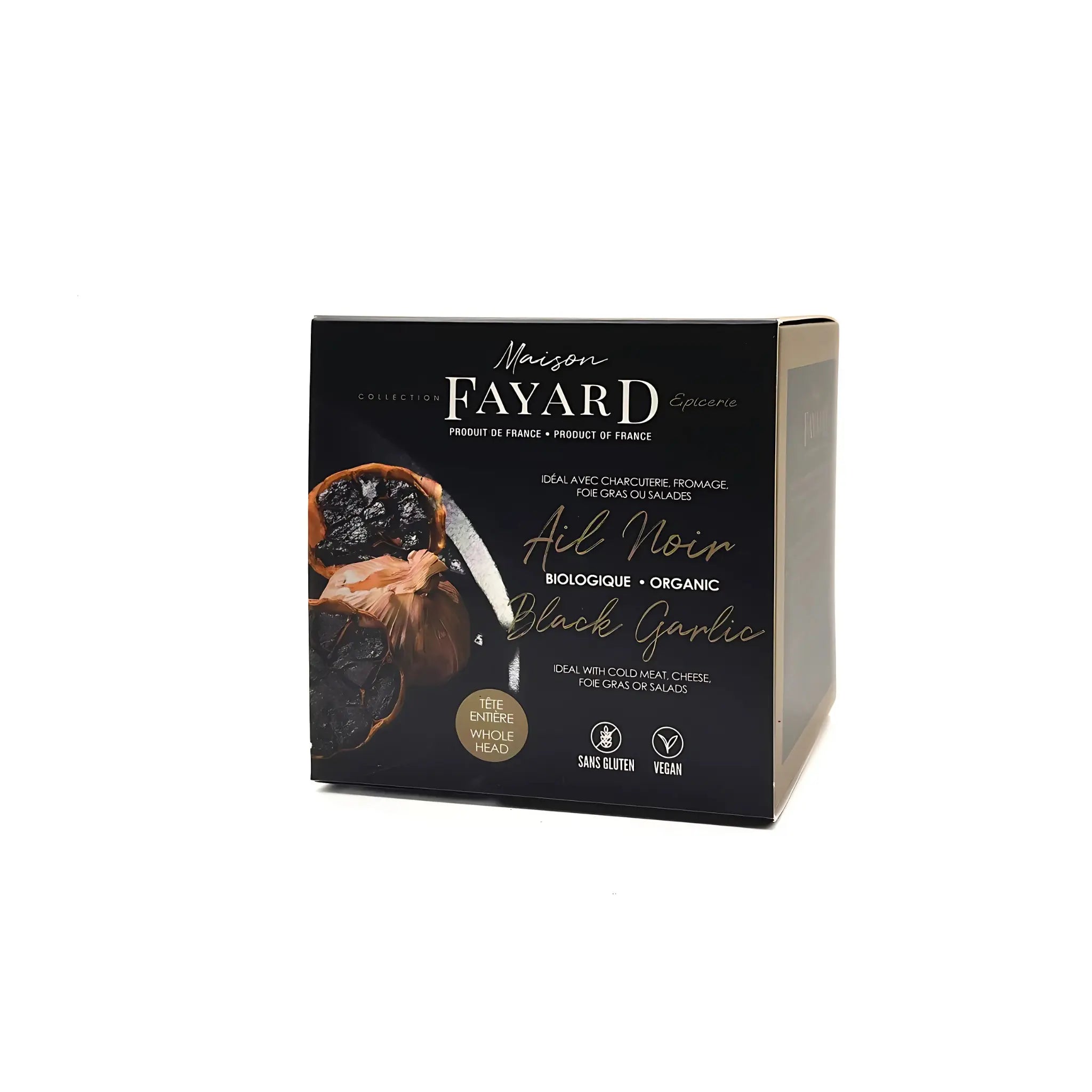 Tête d'Ail Noir entière Bio Maison Fayard collection épicerie