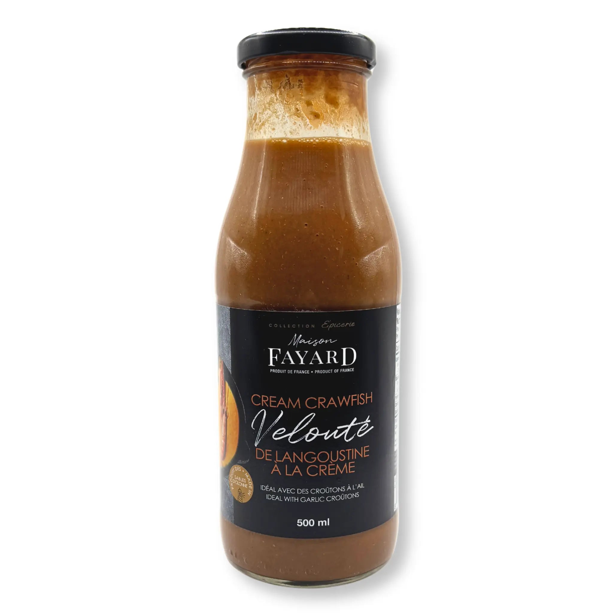 Velouté de Homard au Champagne Maison Fayard collection épicerie