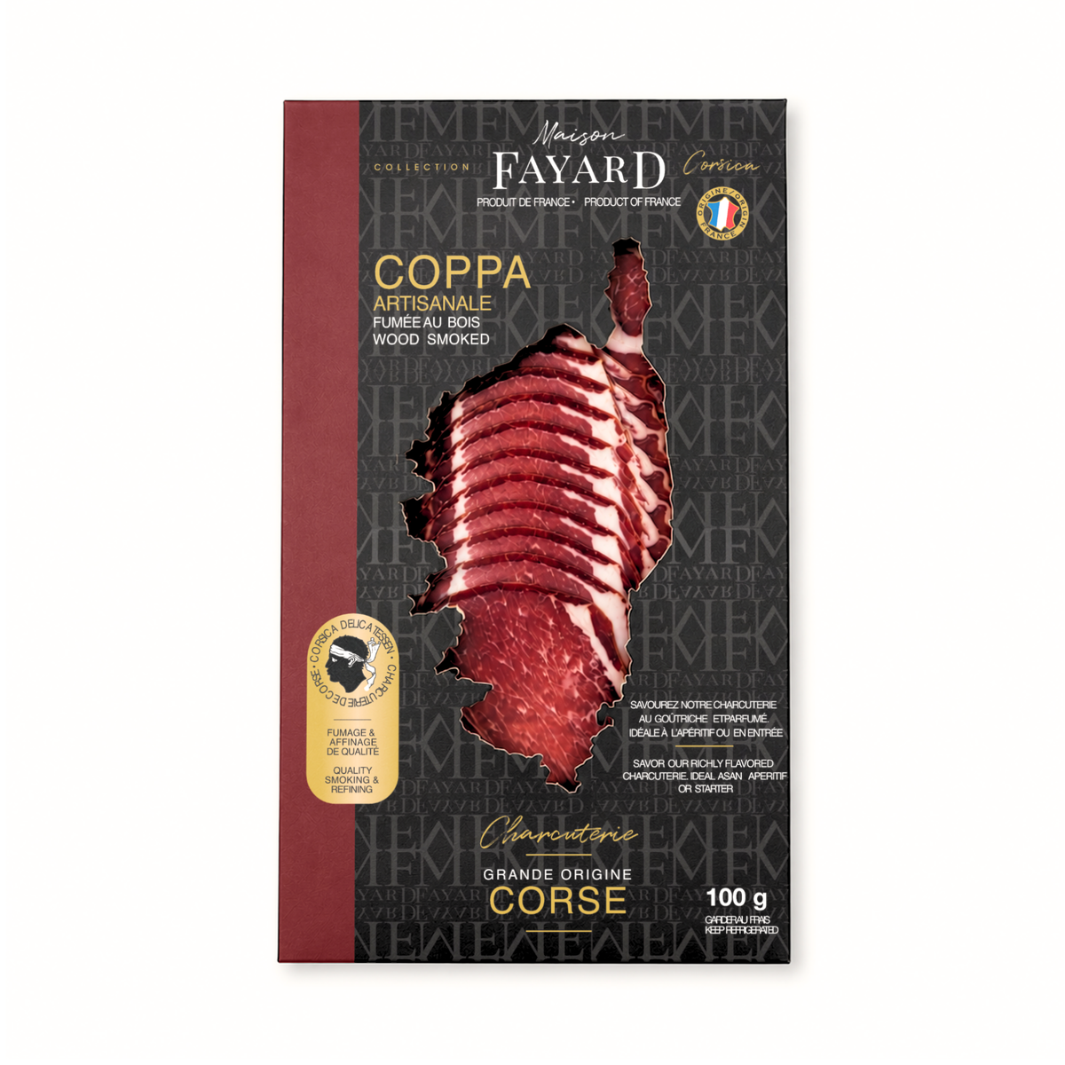Coppa Artisanale Fumée à Sec Corse