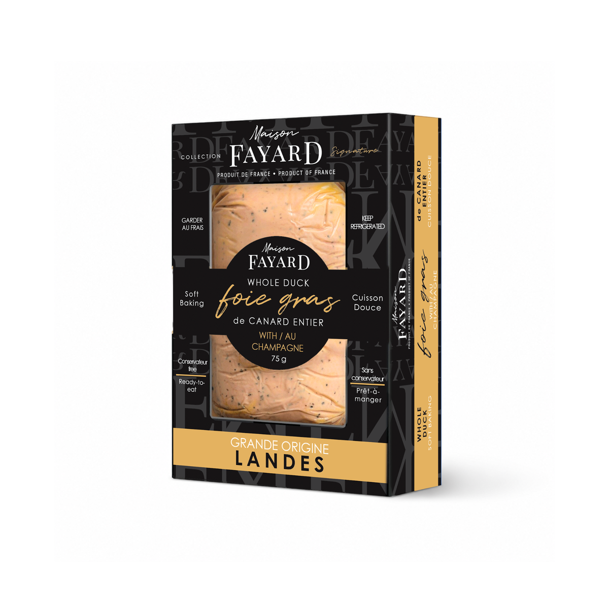 Foie Gras de Canard Entier au Champagne, Cuisson Douce