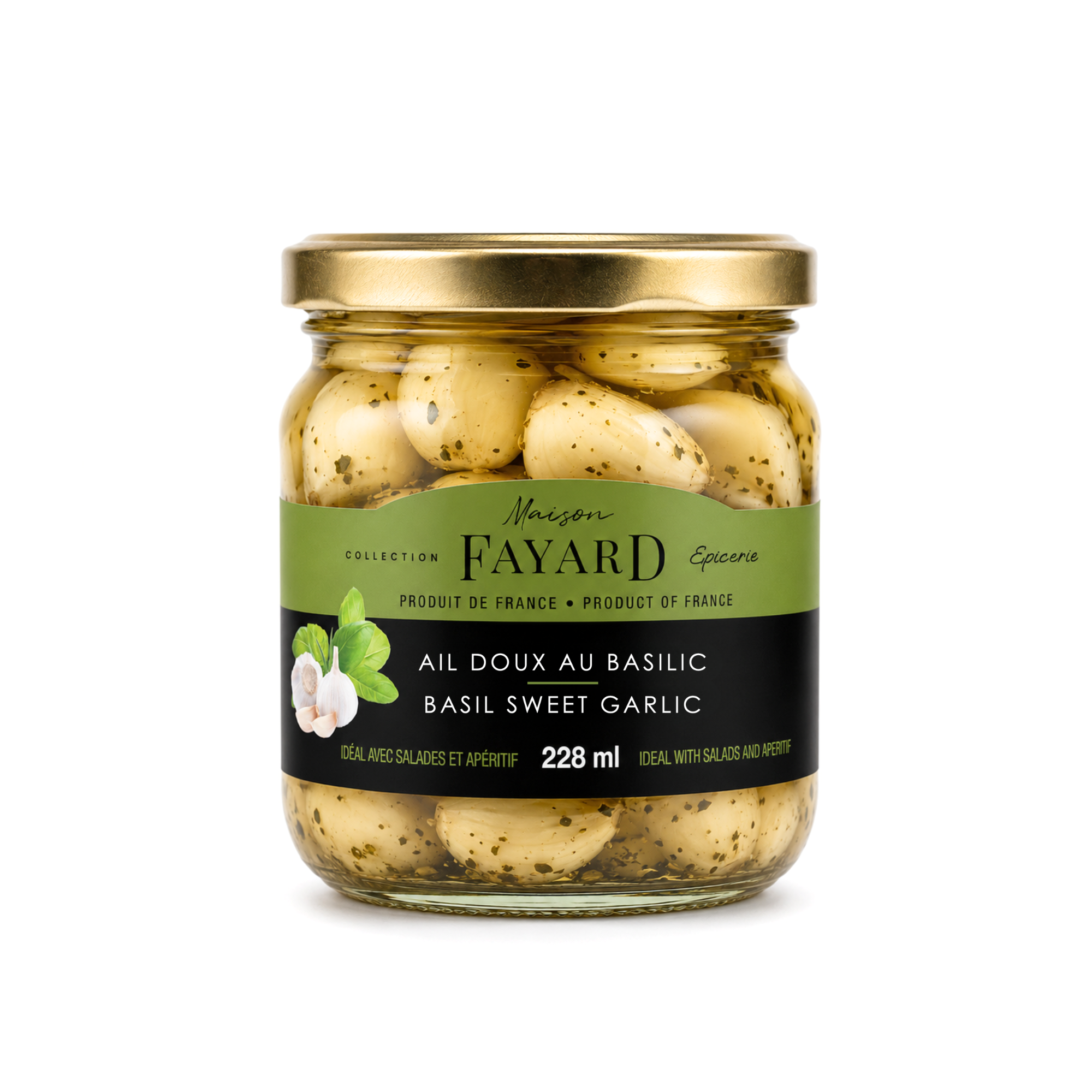 Ail Doux au Basilic Maison Fayard apéritif