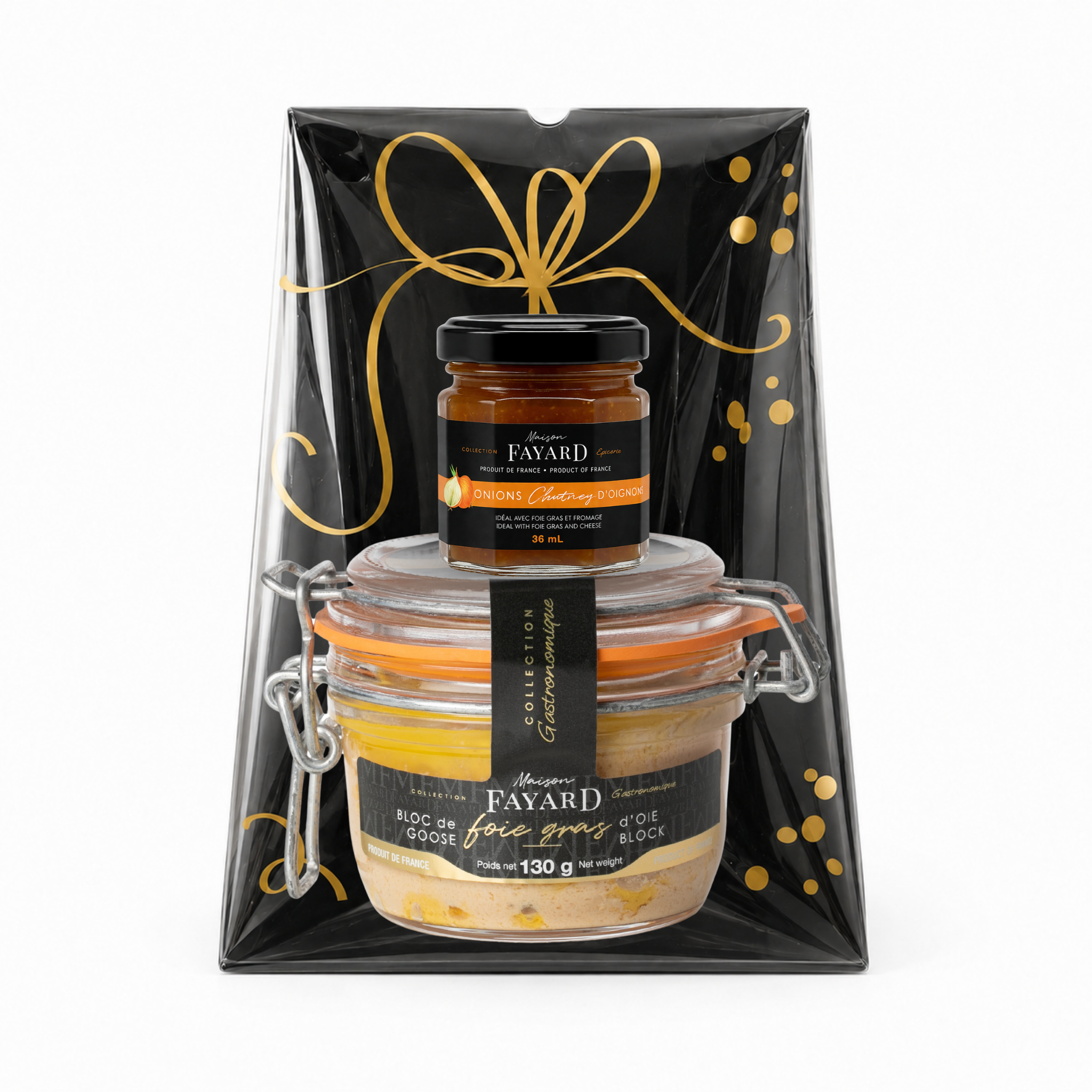 Coffret Cadeau Bloc Foie Gras Oie Chutney Oignons