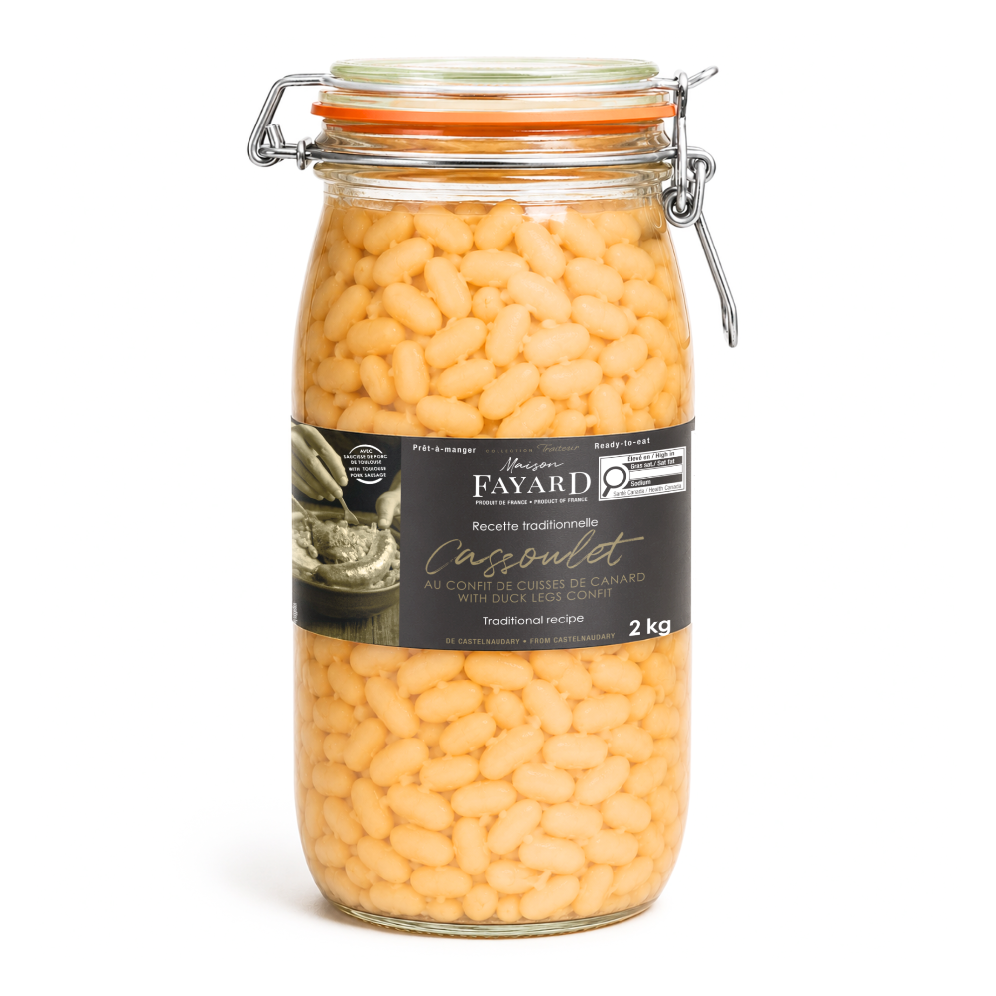 Cassoulet au Confit de Cuisse de Canard 2kg