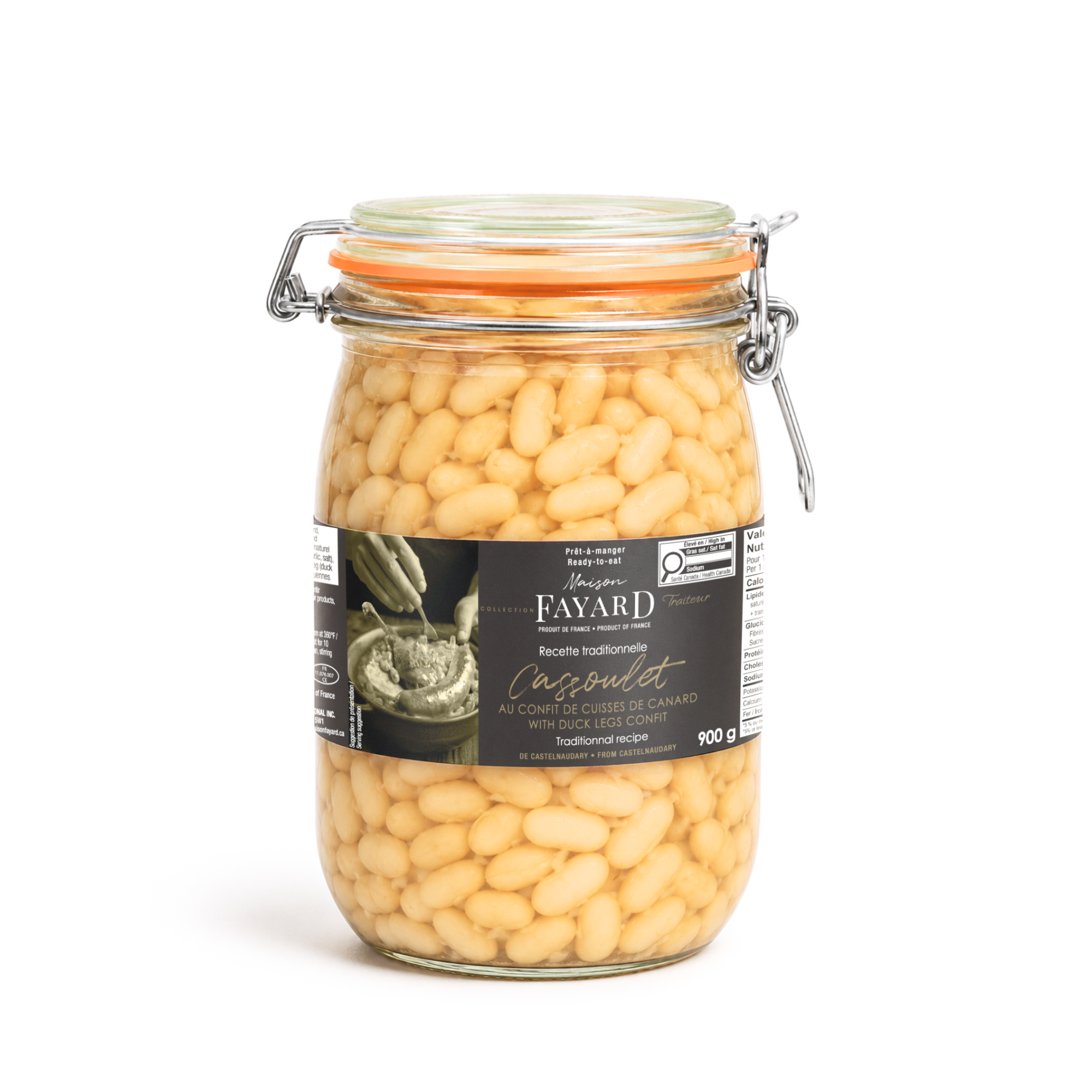 Cassoulet au Confit de Cuisse de Canard 900g