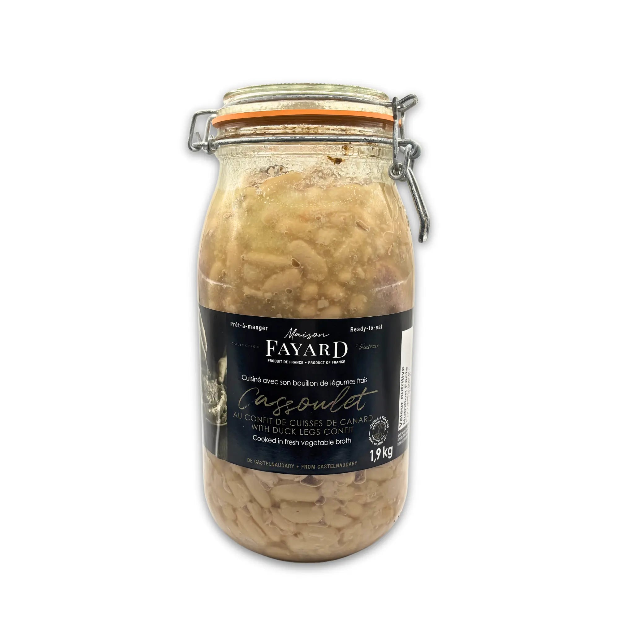 Cassoulet au Confit de Cuisse de Canard Maison Fayard