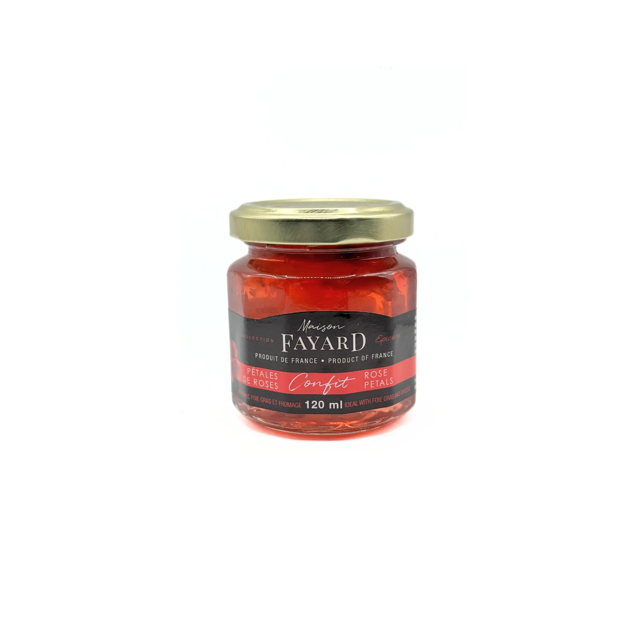 Confit de Fleurs de Pétales de Roses Maison Fayard collection épicerie