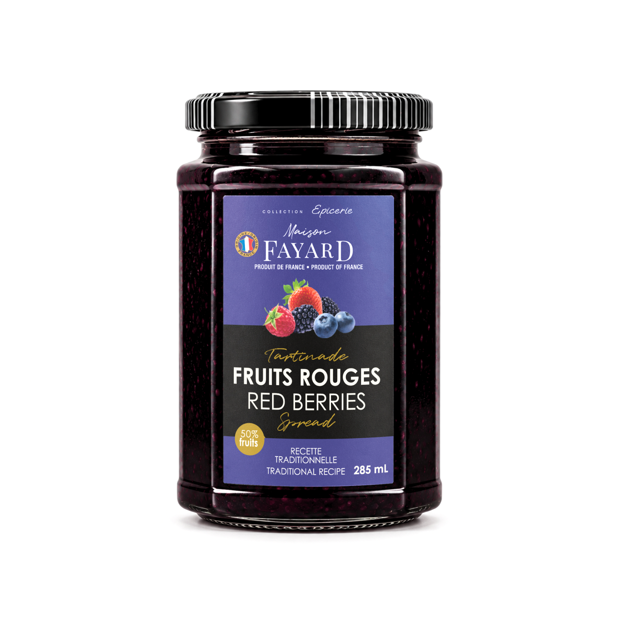 Tartinade aux Fruits Rouges Maison Fayard