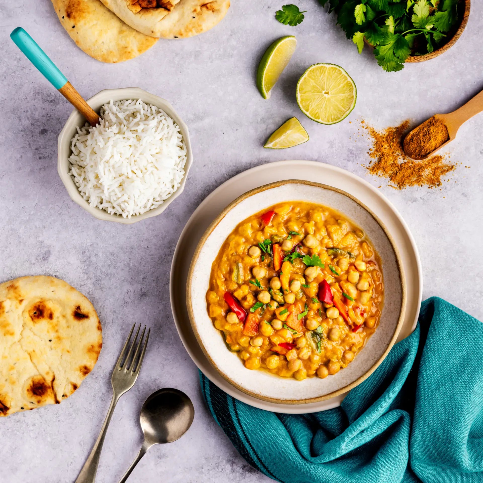 Curry de Pois Chiches Indienne