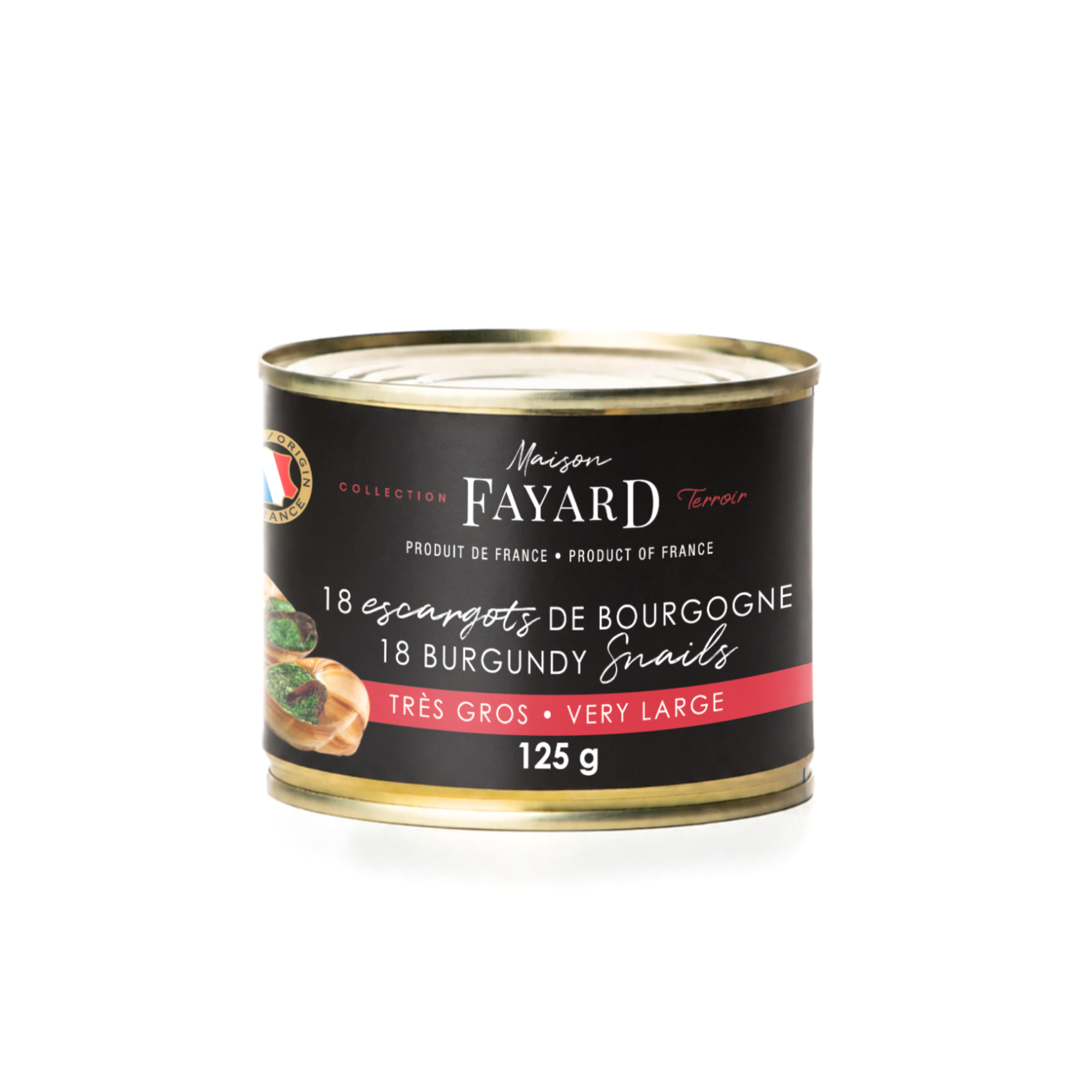 Escargot de Bourgogne Maison Fayard collection épicerie