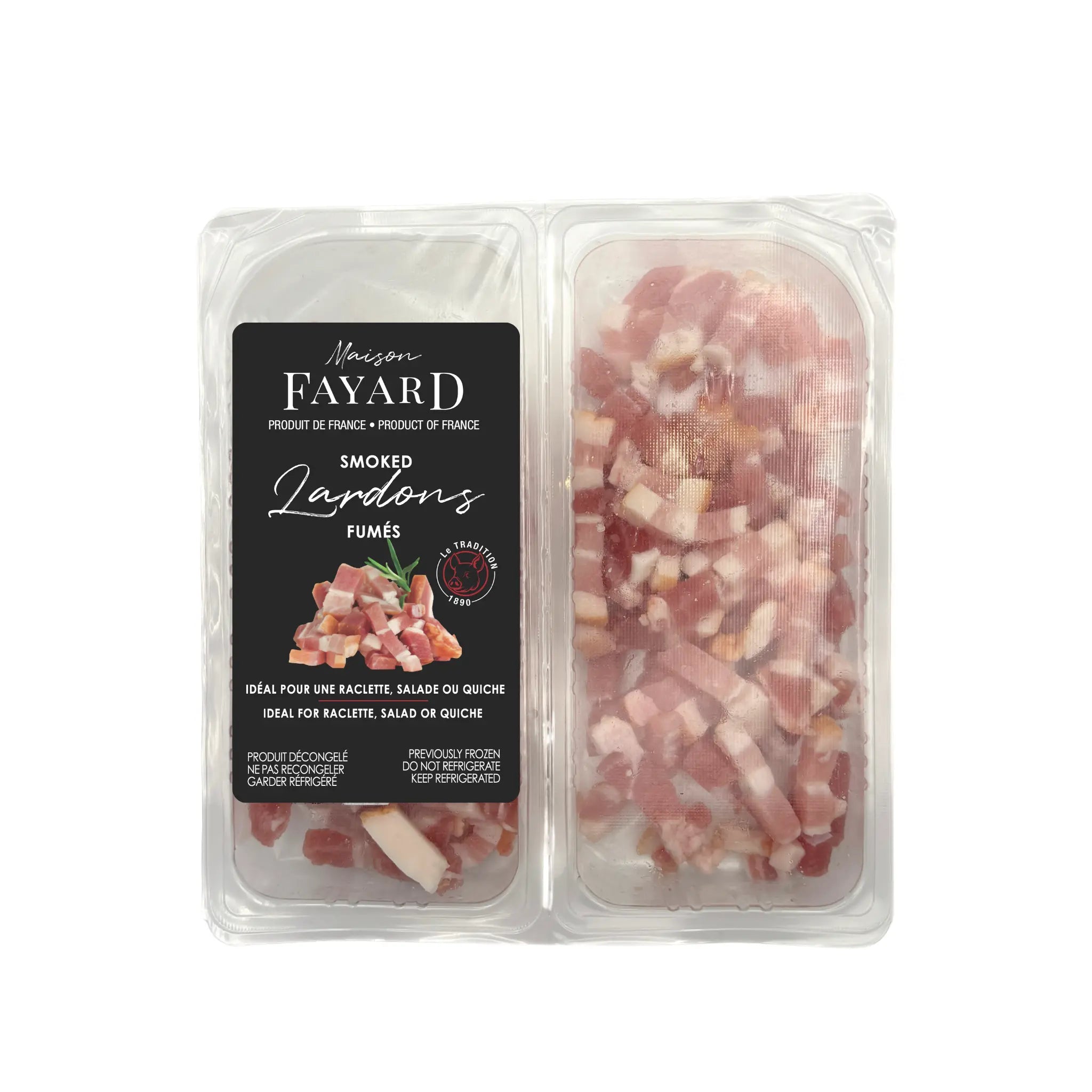 Lardon Fumées Maison Fayard collection Traiteur