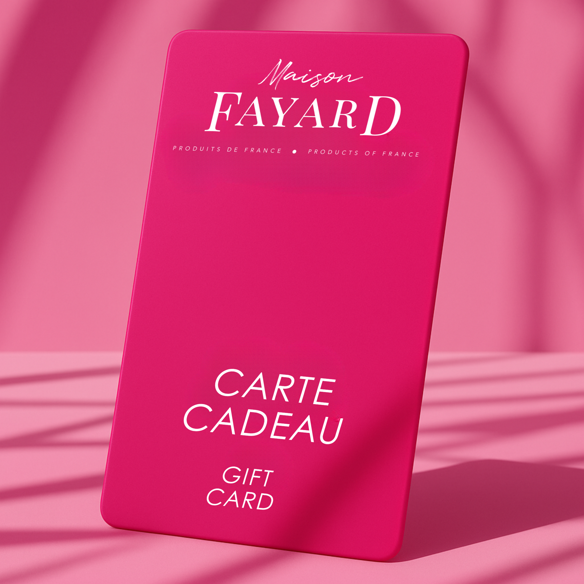 Carte-cadeau Maison Fayard